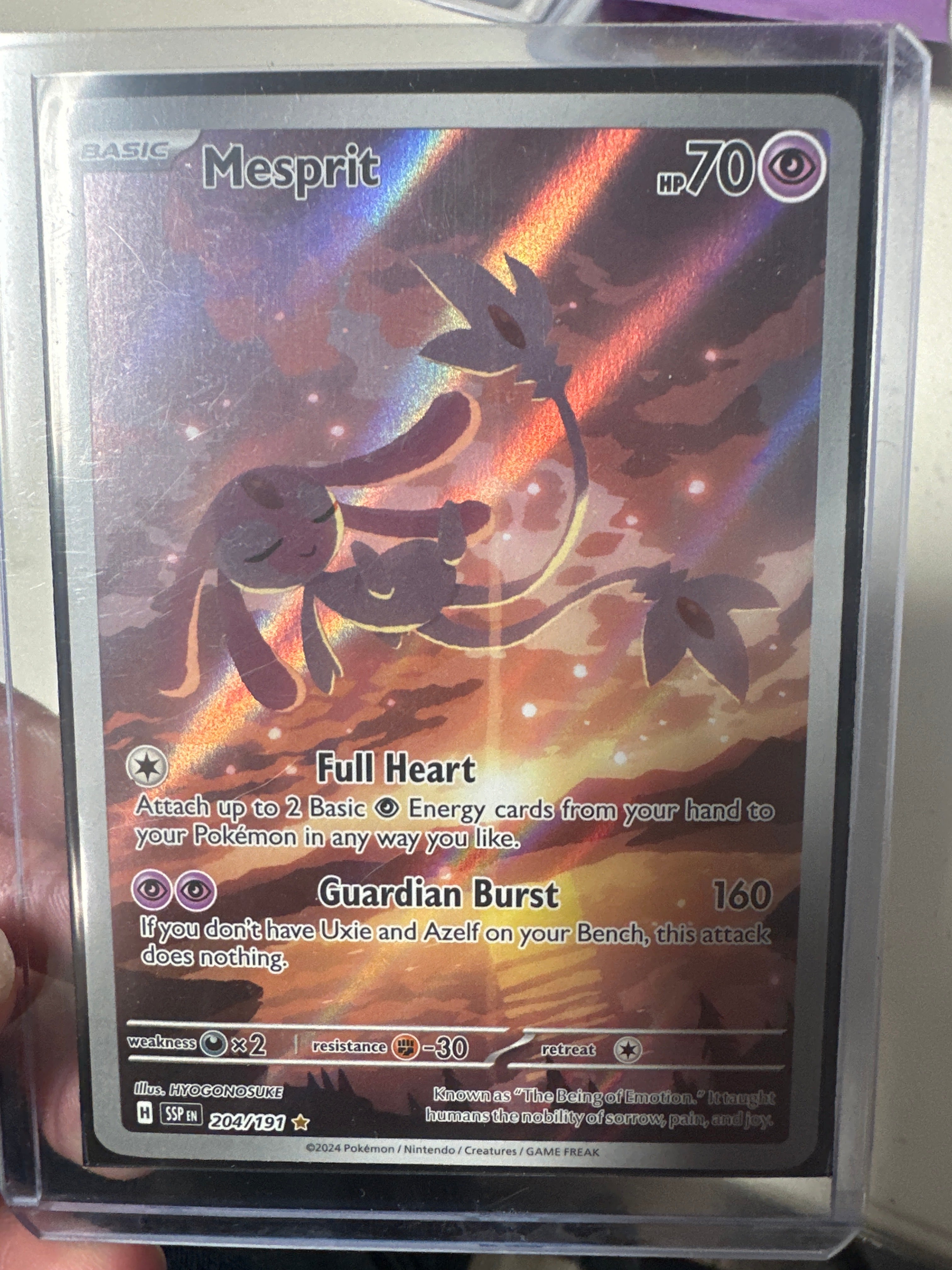 Pokémon | Mesprit 204/191 • Surging Sparks