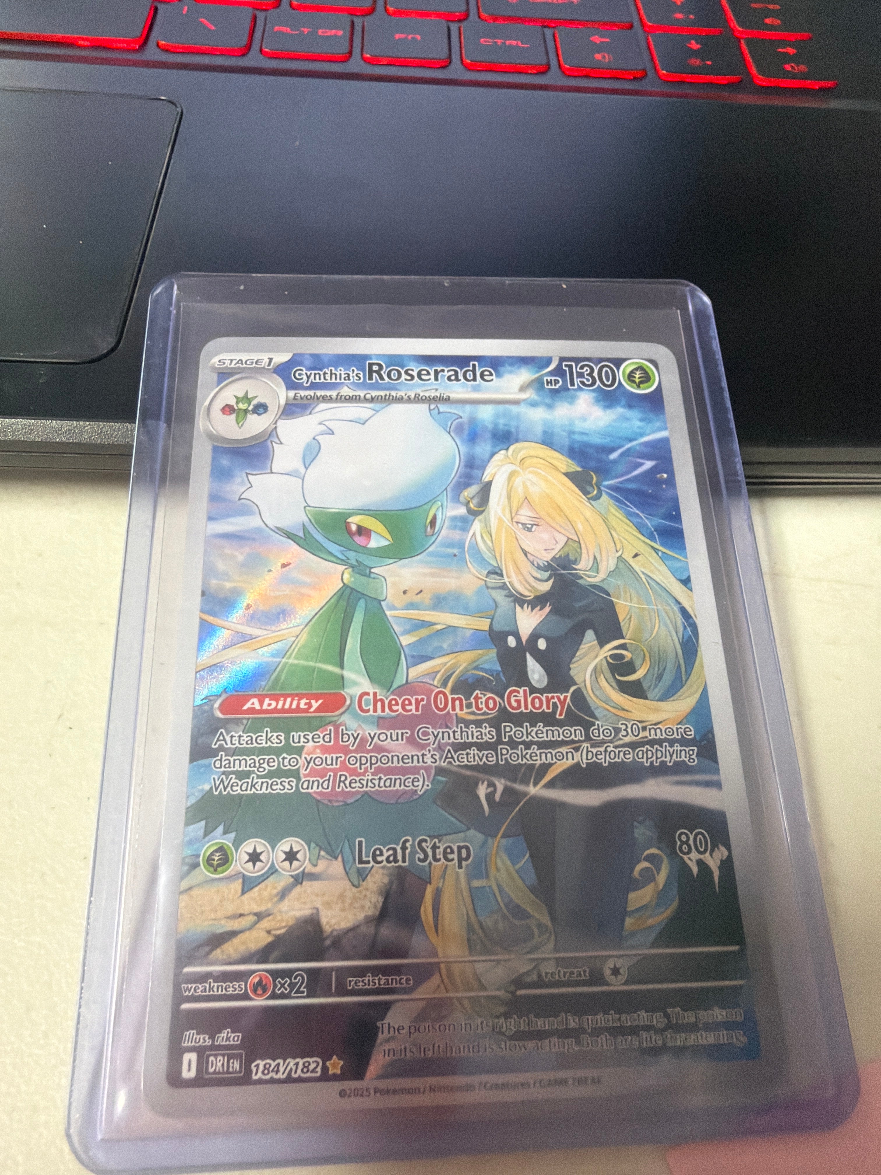 Cynthia's Roserade - 184/182 - SV10: Destined Rivals (DRI)