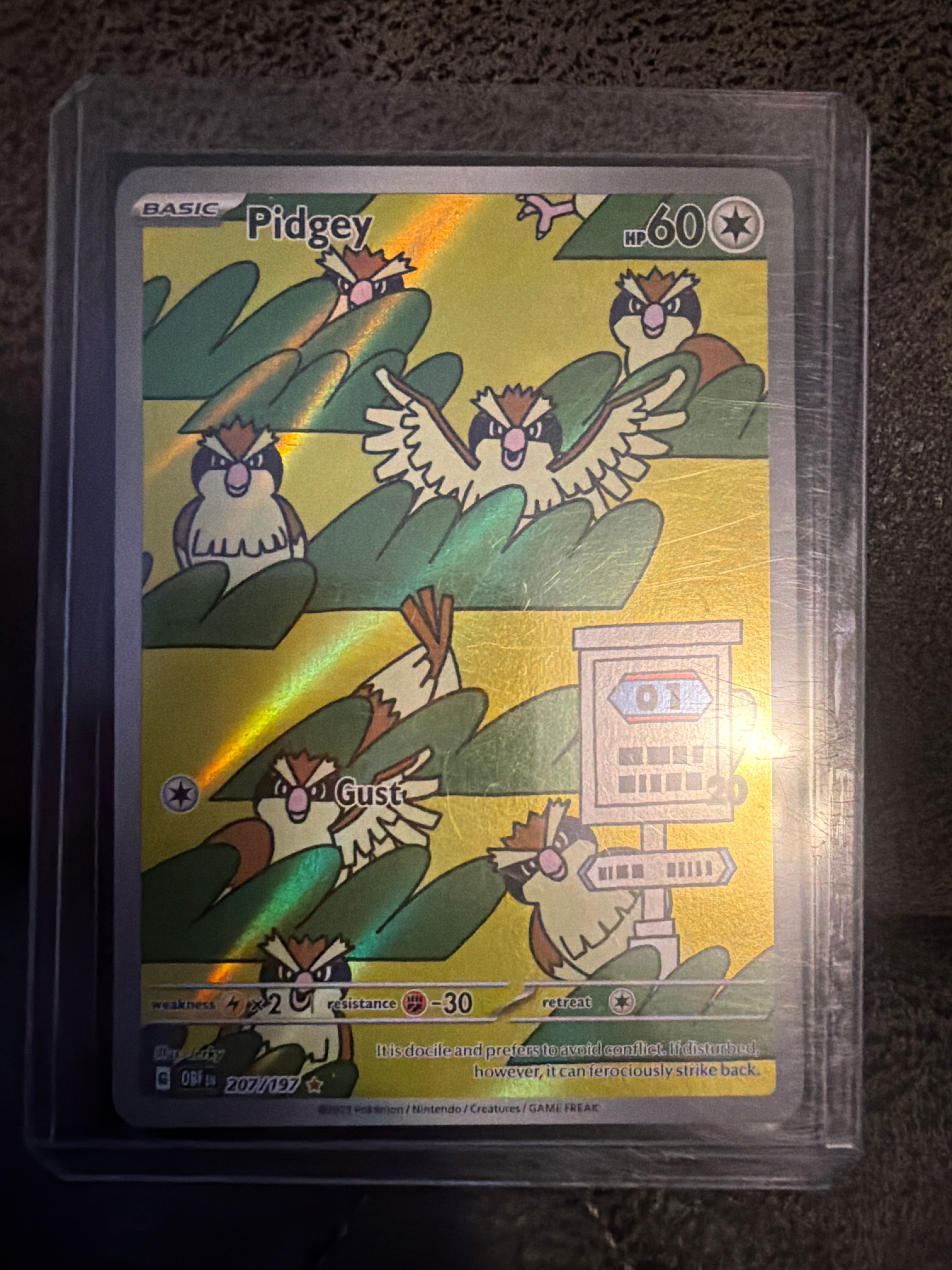 Pokemon | Pidgey - 207/197 - SV03: Obsidian Flames (OBF)