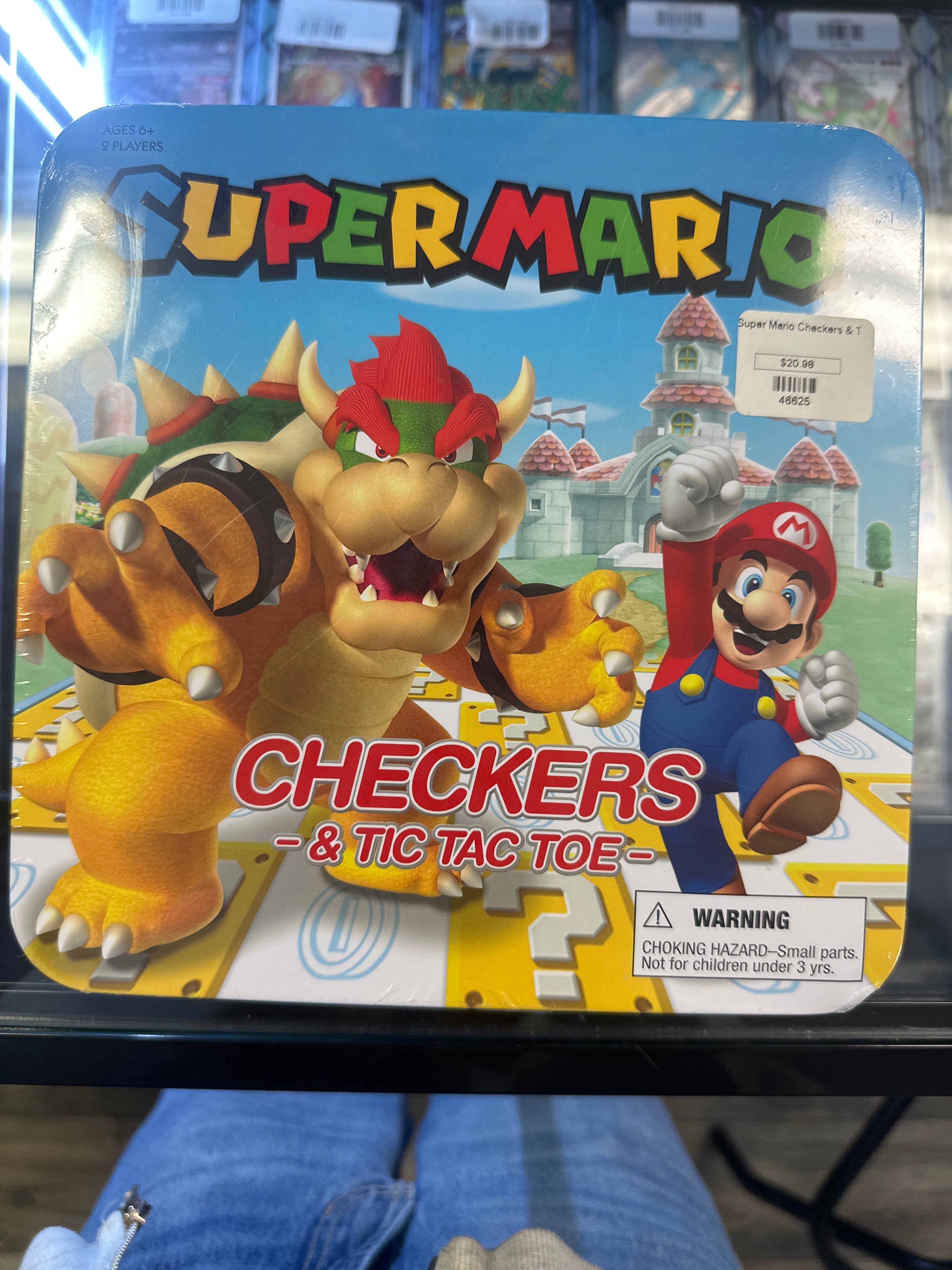 Super Mario Checkers & Tic Tac Toe