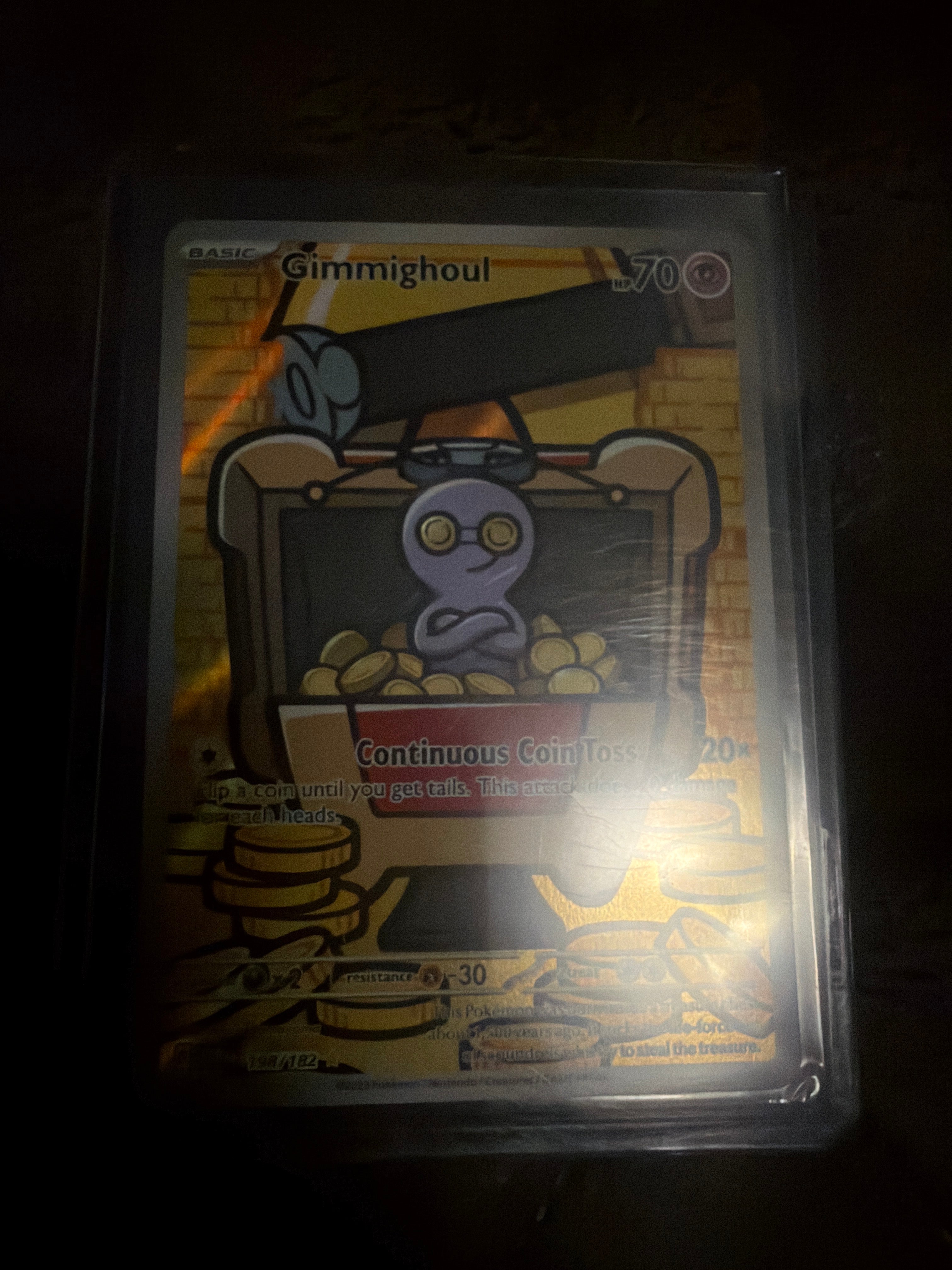 Pokemon | Gimmighoul - 198/182 - SV04: Paradox Rift (PAR