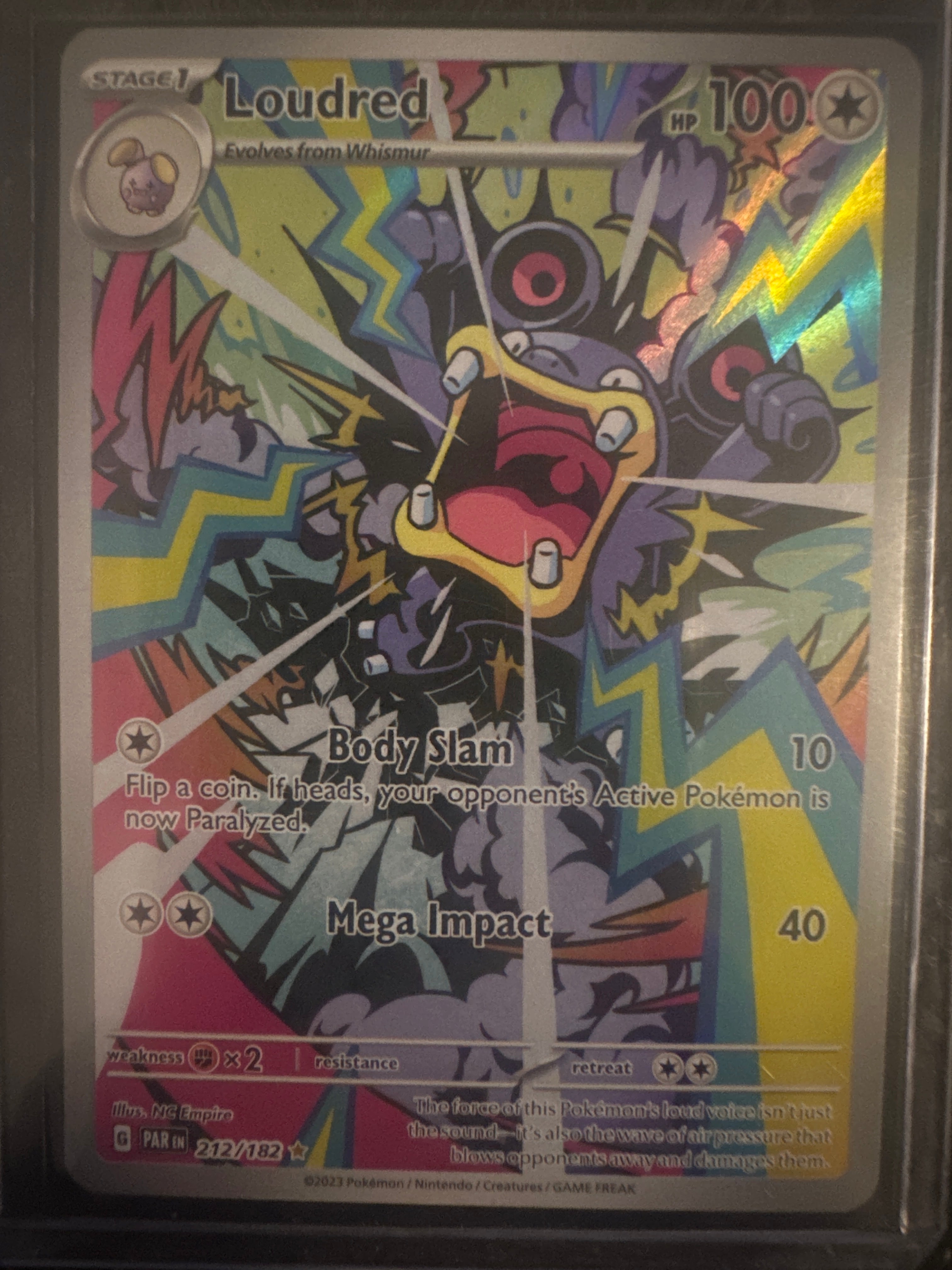 Pokémon | Loudred 212/182 • Paradox Rift