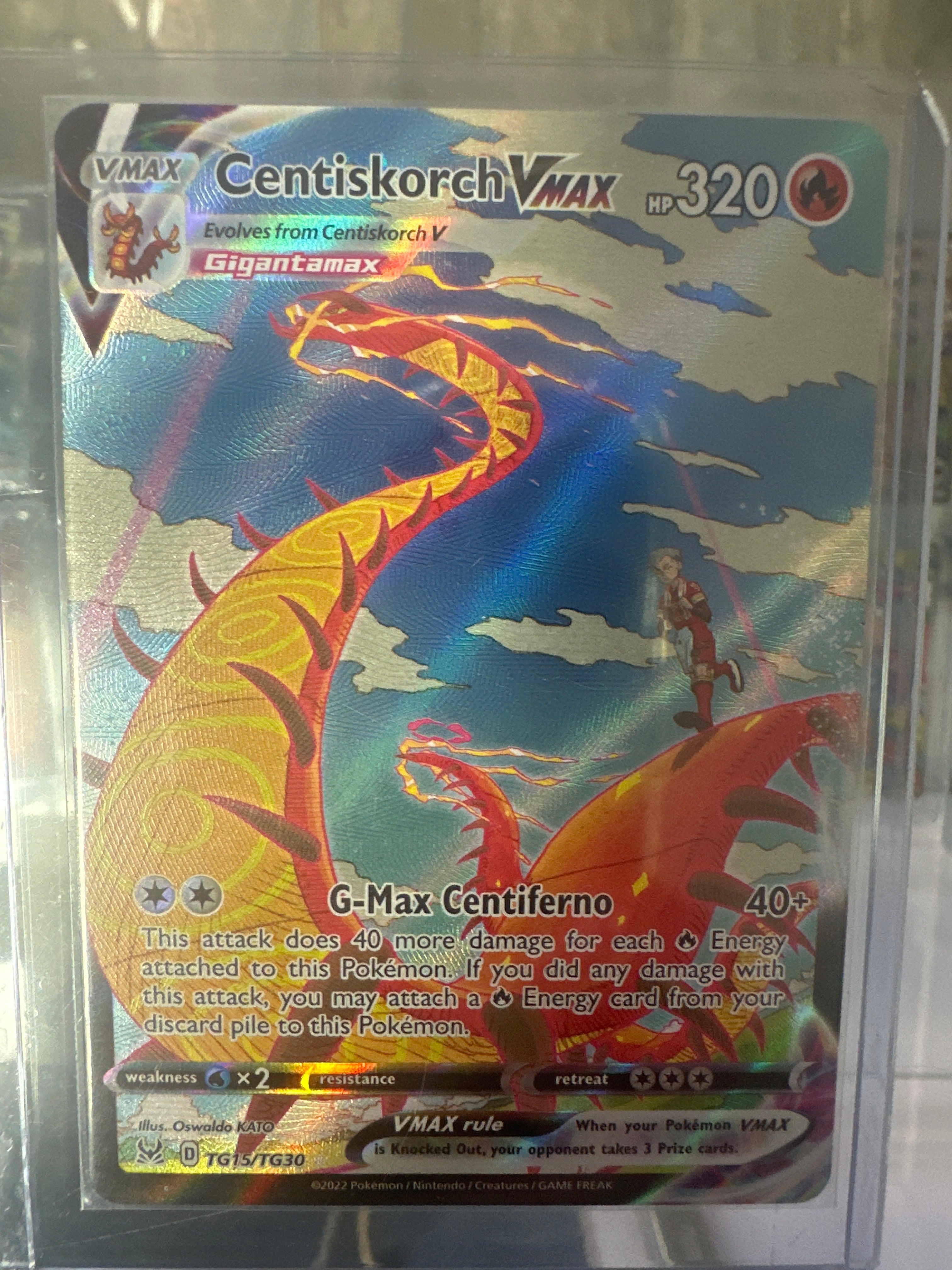 Pokémon | Centiskorch Vmax TG15/TG30 • Lost Origin Trainer Gallery