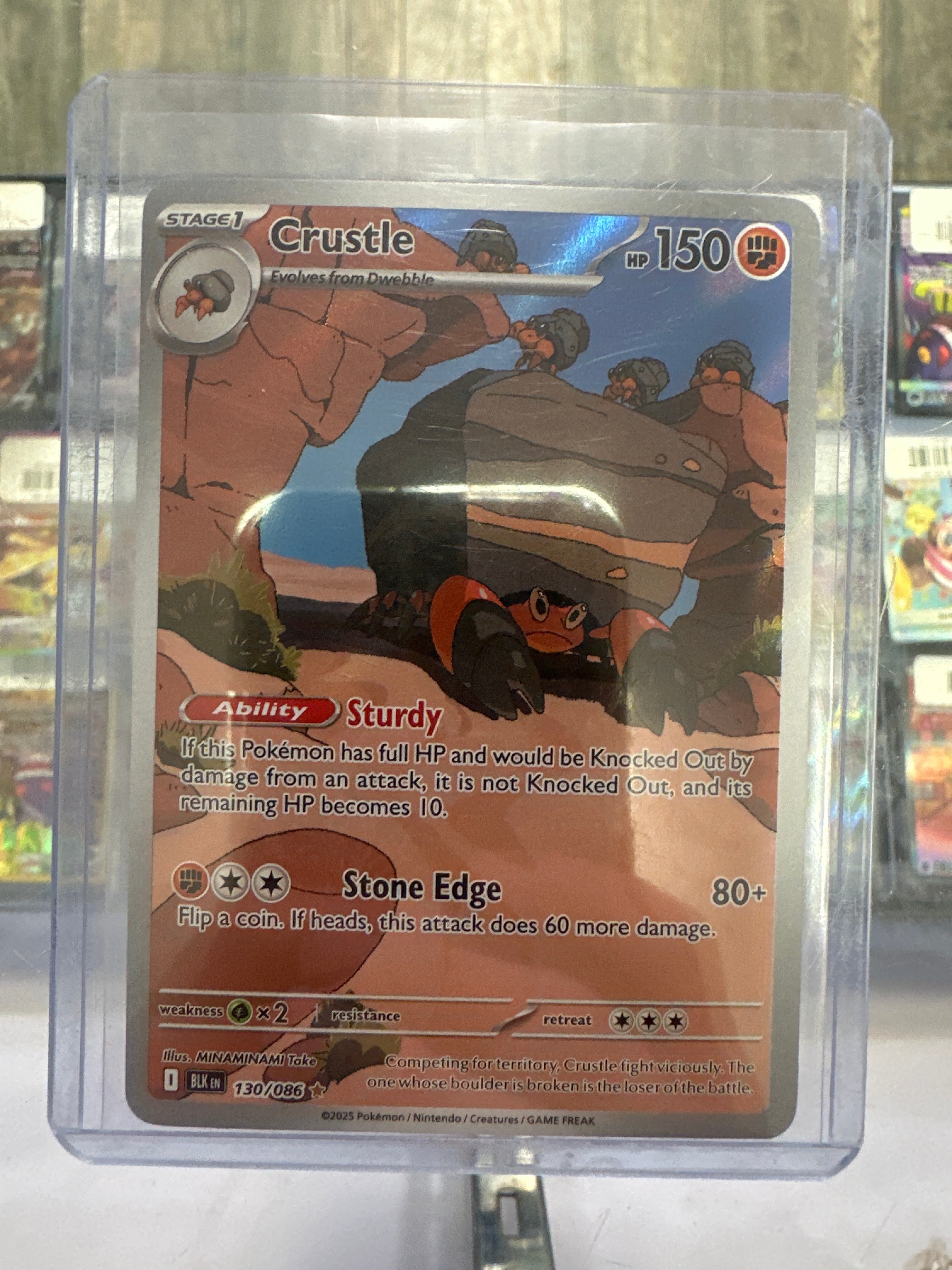 Pokémon | Crustle 130/086 • Black Bolt