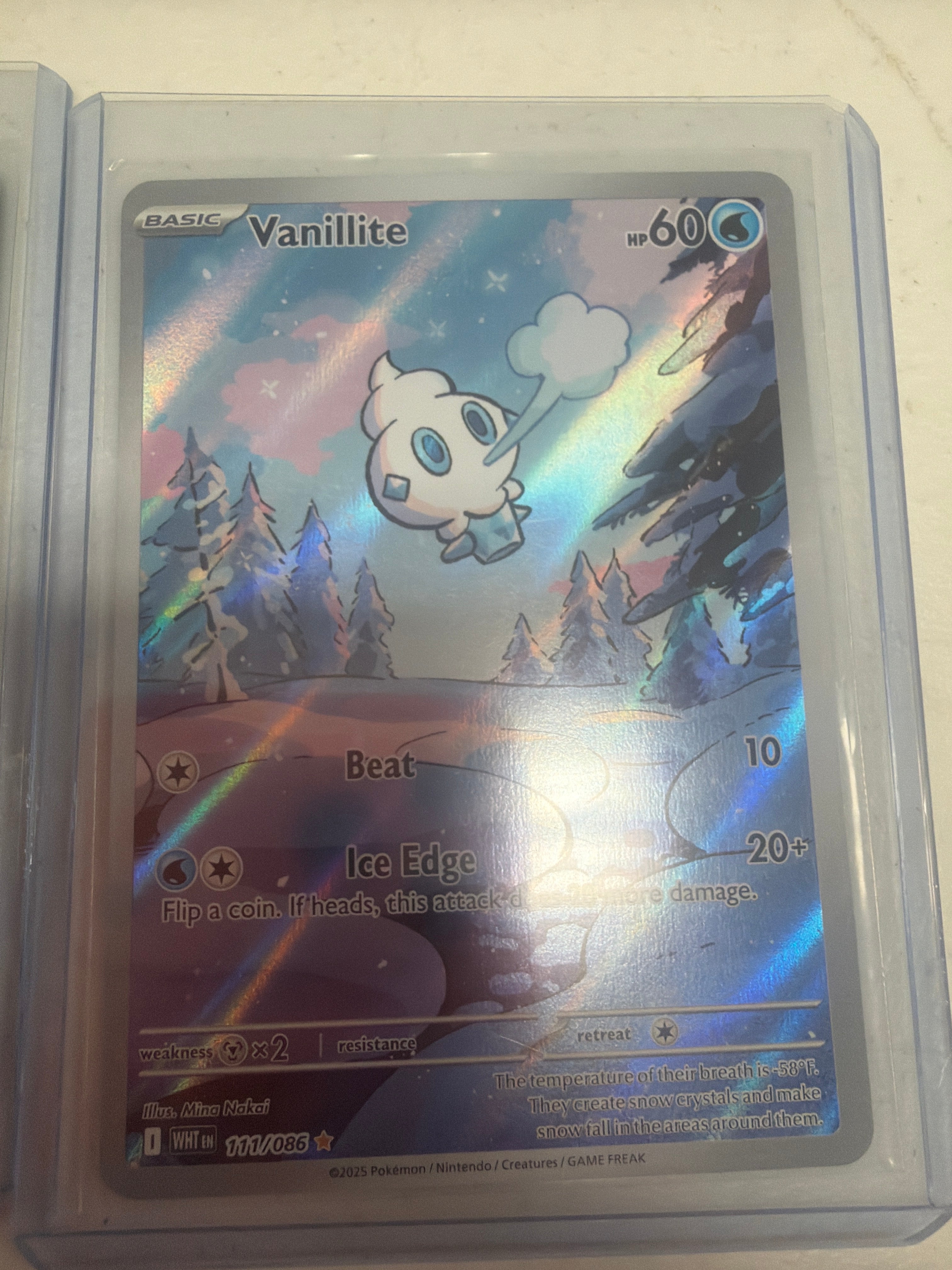 Vanillite - 111/086 - SV: White Flare (WHT)