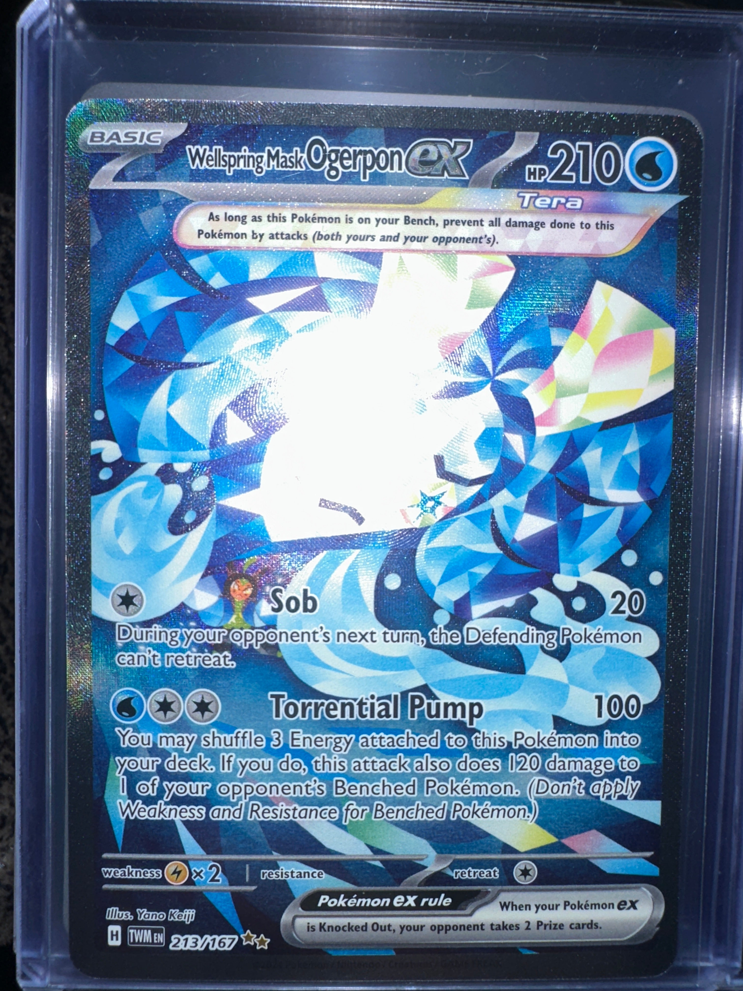 Pokémon | Wellspring Mask Ogerpon EX 213/167 • Twilight Masquerade