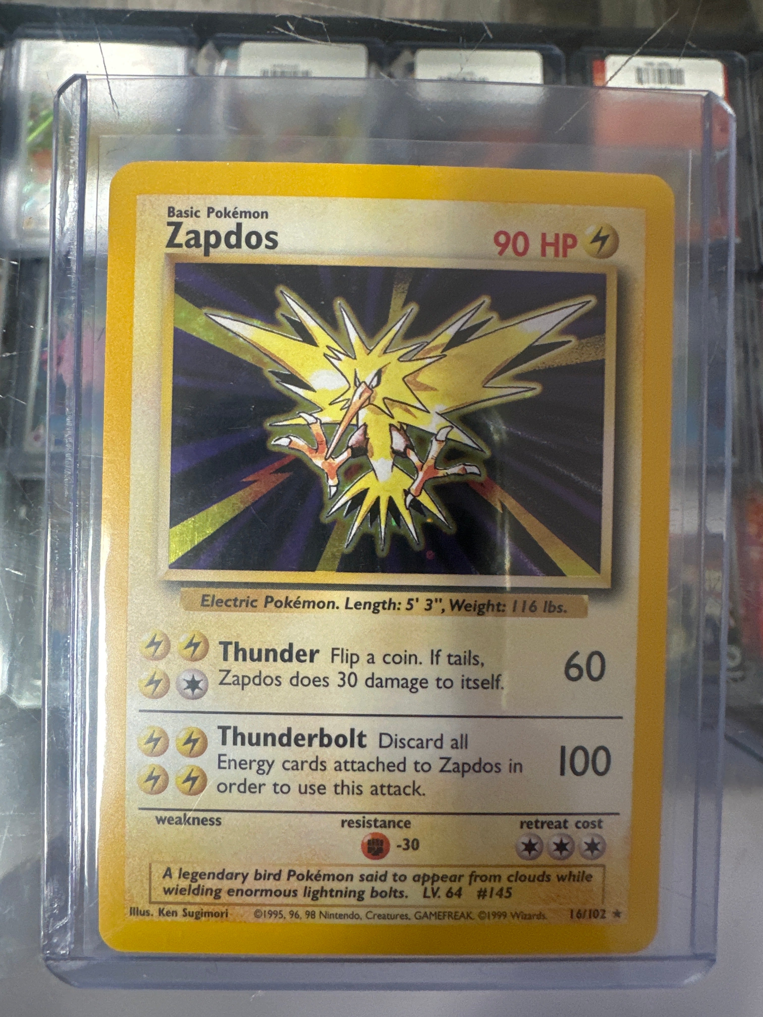 Pokémon | Zapdos 16/102 • Base Set