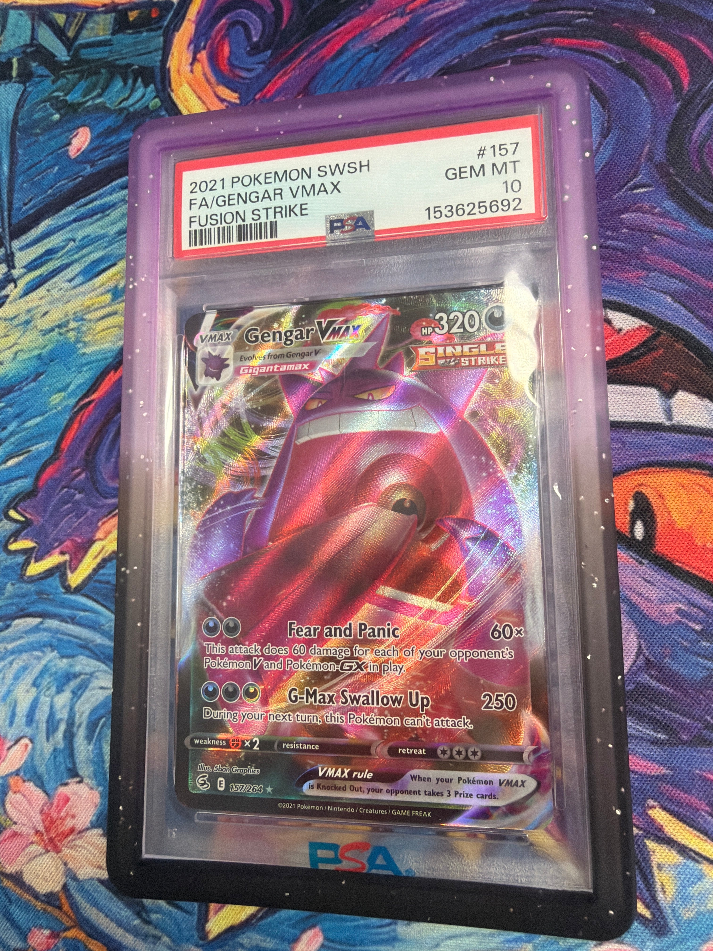 Pokemon | PSA 10 - Gengar Fusion Strike 157/264
