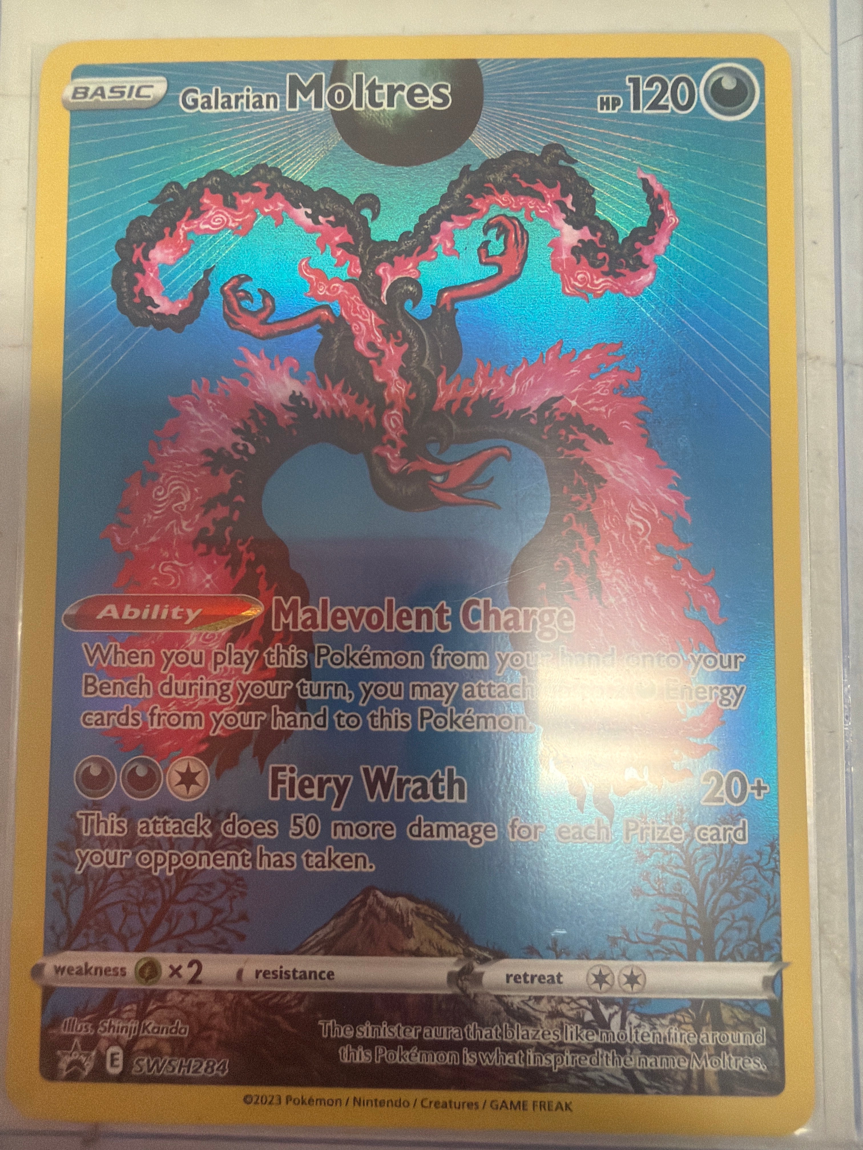 Galarian Moltres - SWSH284 - SWSH: Sword & Shield Promo Cards (SWSD