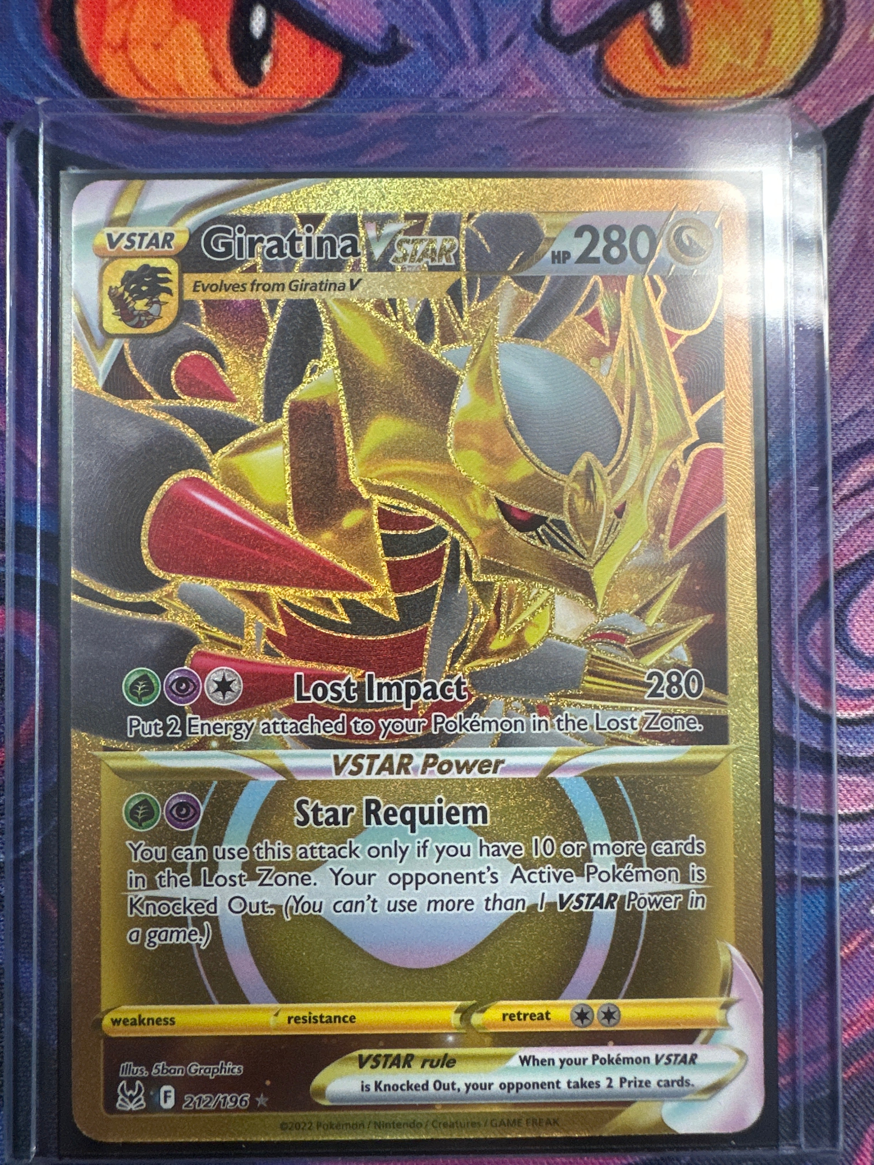 Pokémon | Giratina Vstar 212/196 • Lost Origin