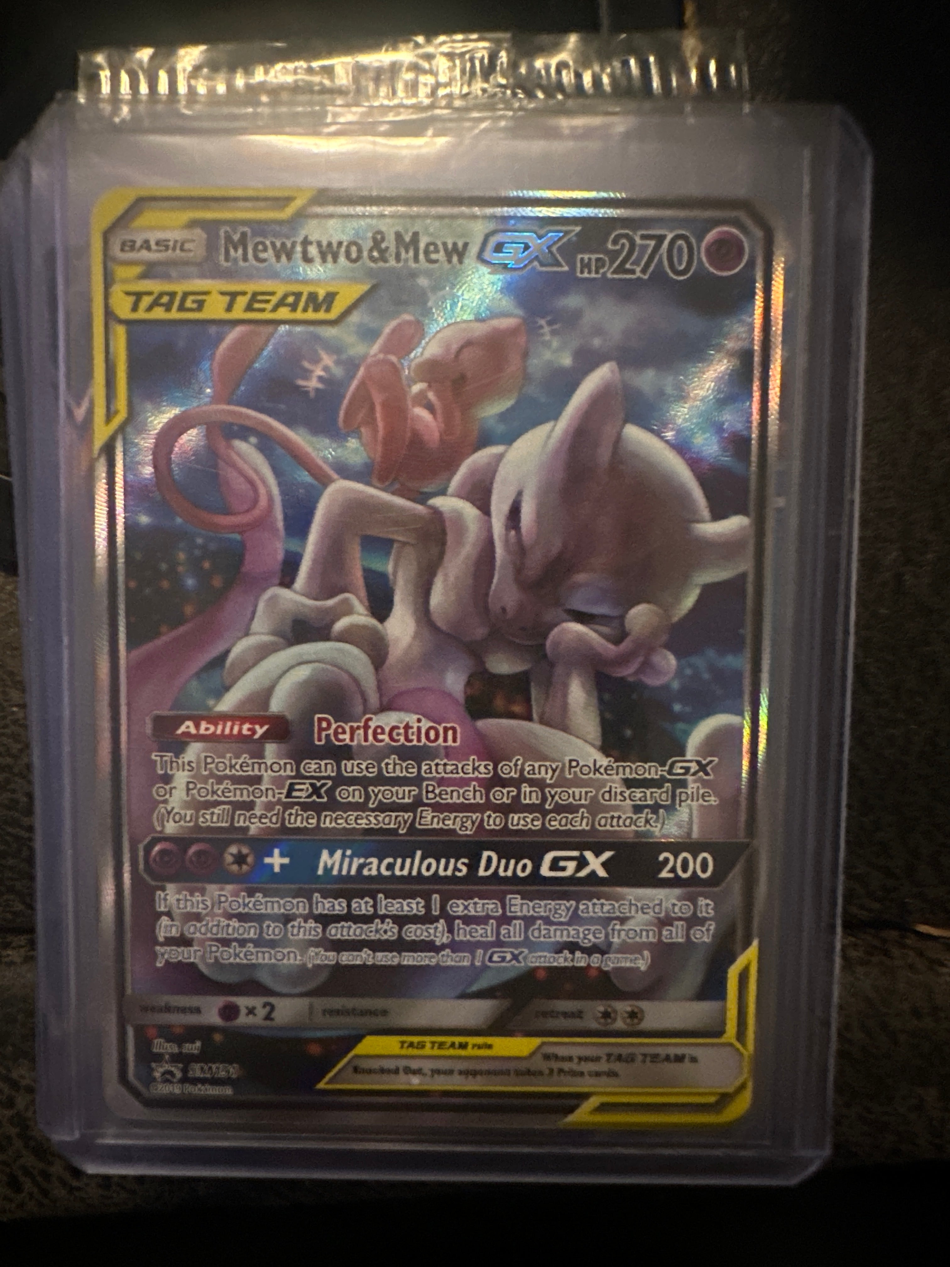 Pokémon | Mewtwo & Mew GX SM191 Promo • Sun & Moon