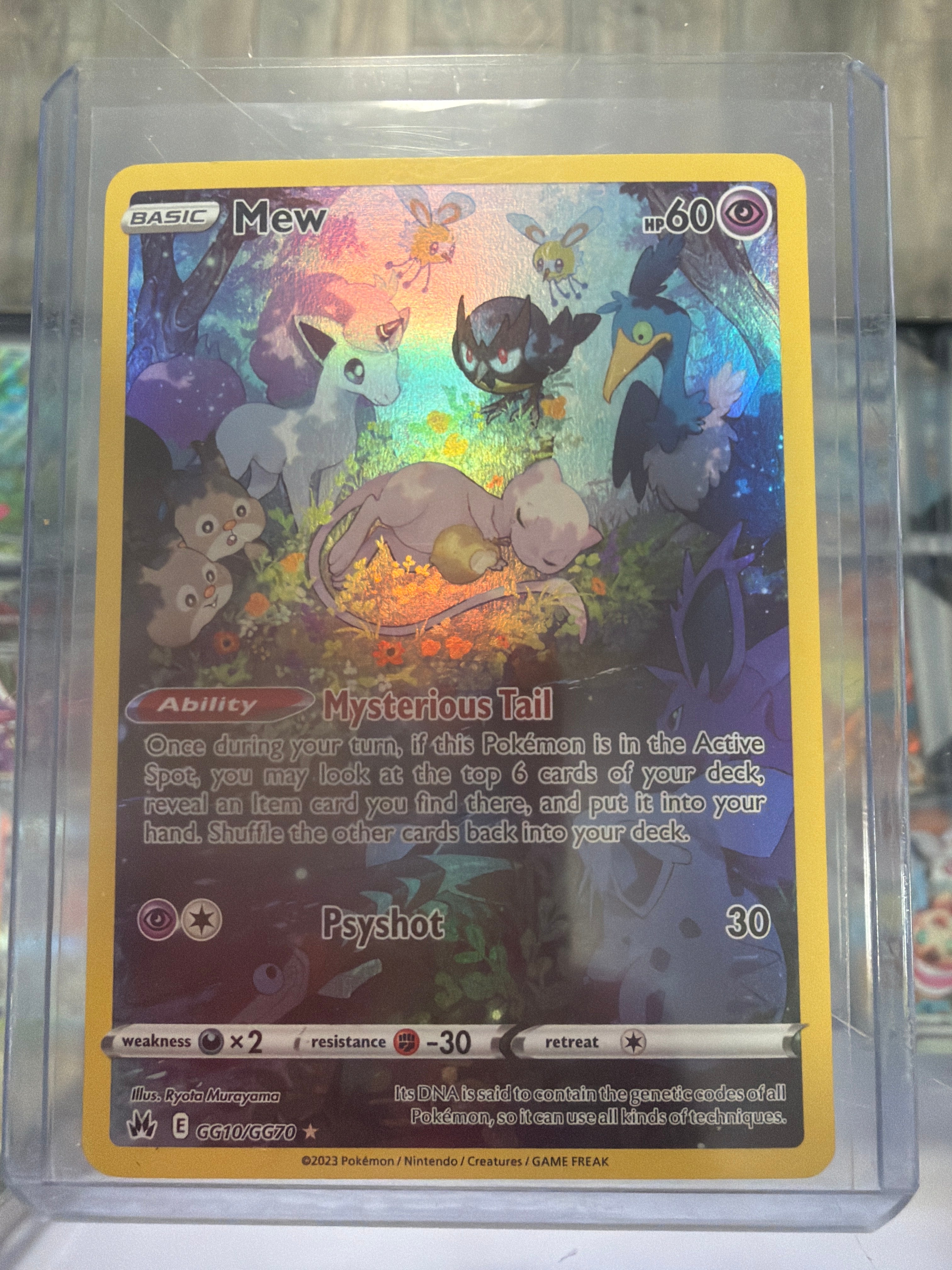 Pokemon Sword & Shield Crown Zenith Galarian Gallery Mew #GG10/GG70