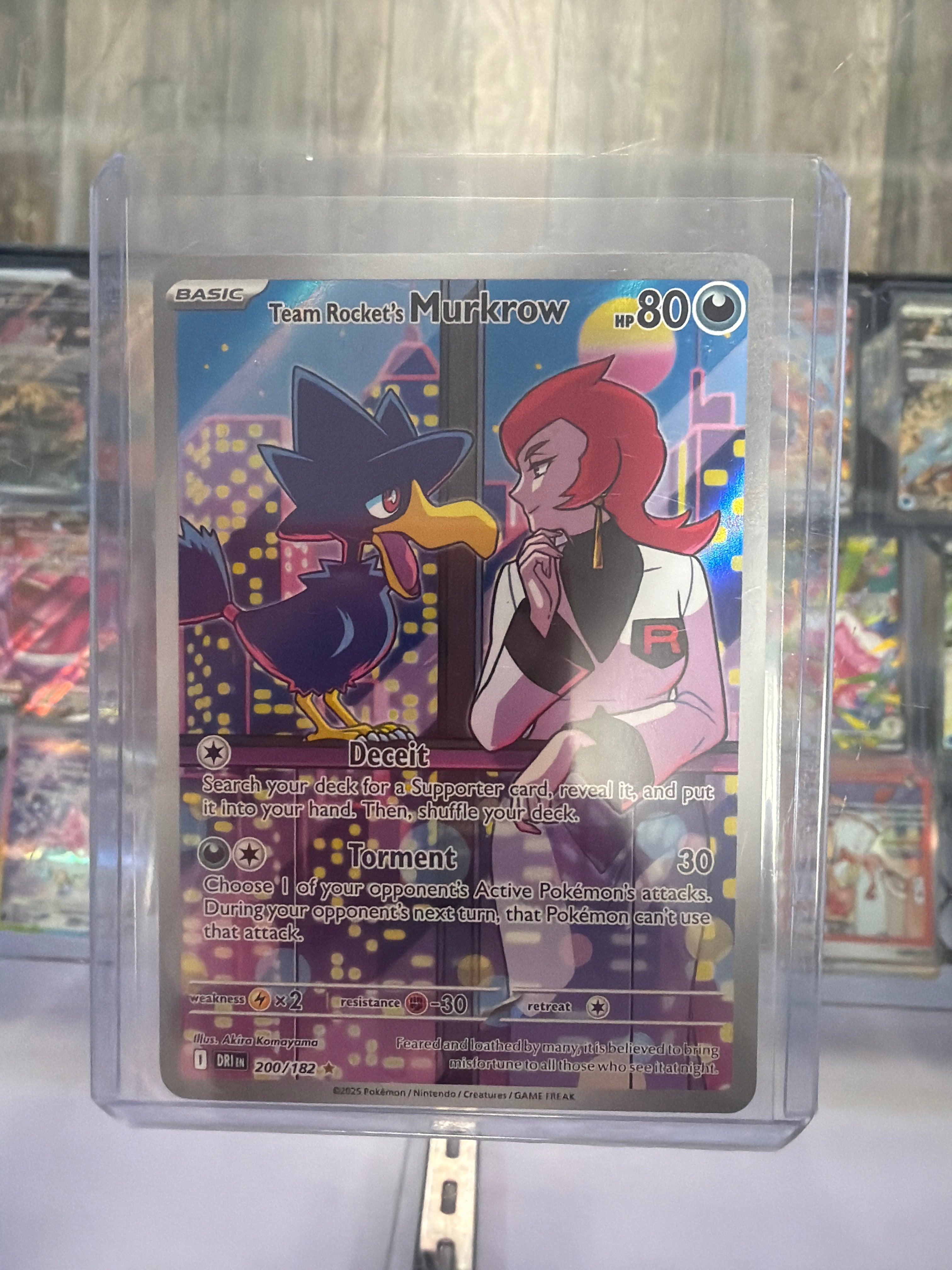 Pokemon | Team Rocket's Murkrow 200/182 Sv10: Destined Rivals