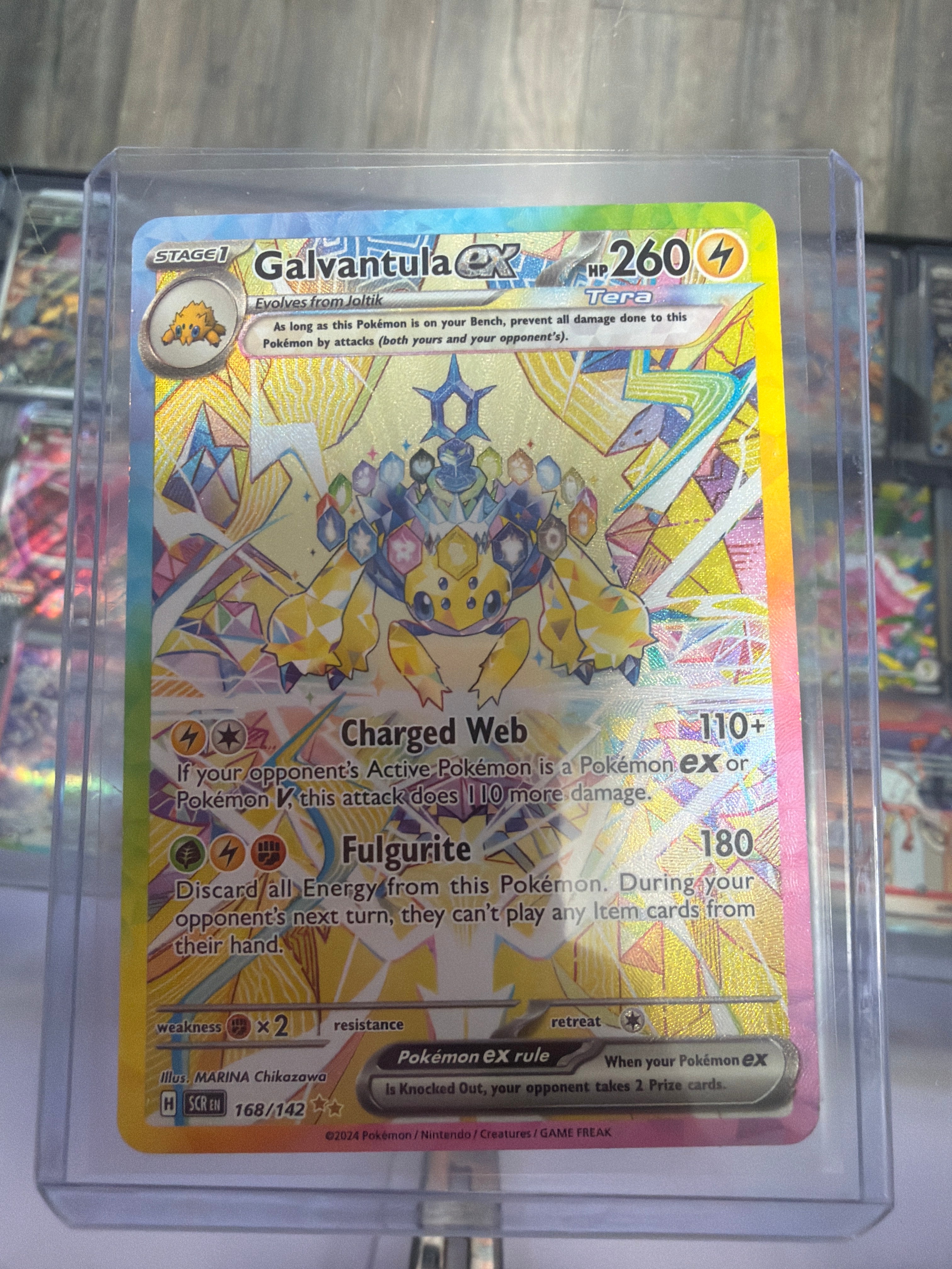 Pokemon | Stellar Crown Galvantula ex #168/142