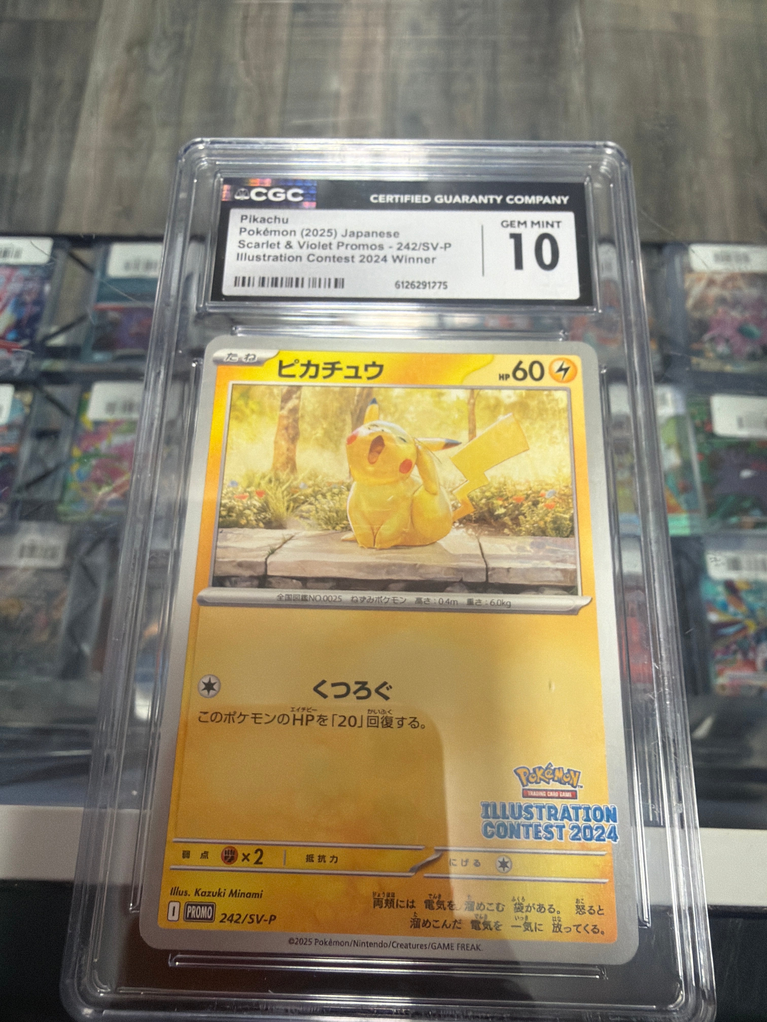 Pokémon TCG Pikachu Illustration Contest 2024 242 Japanese CGC 10