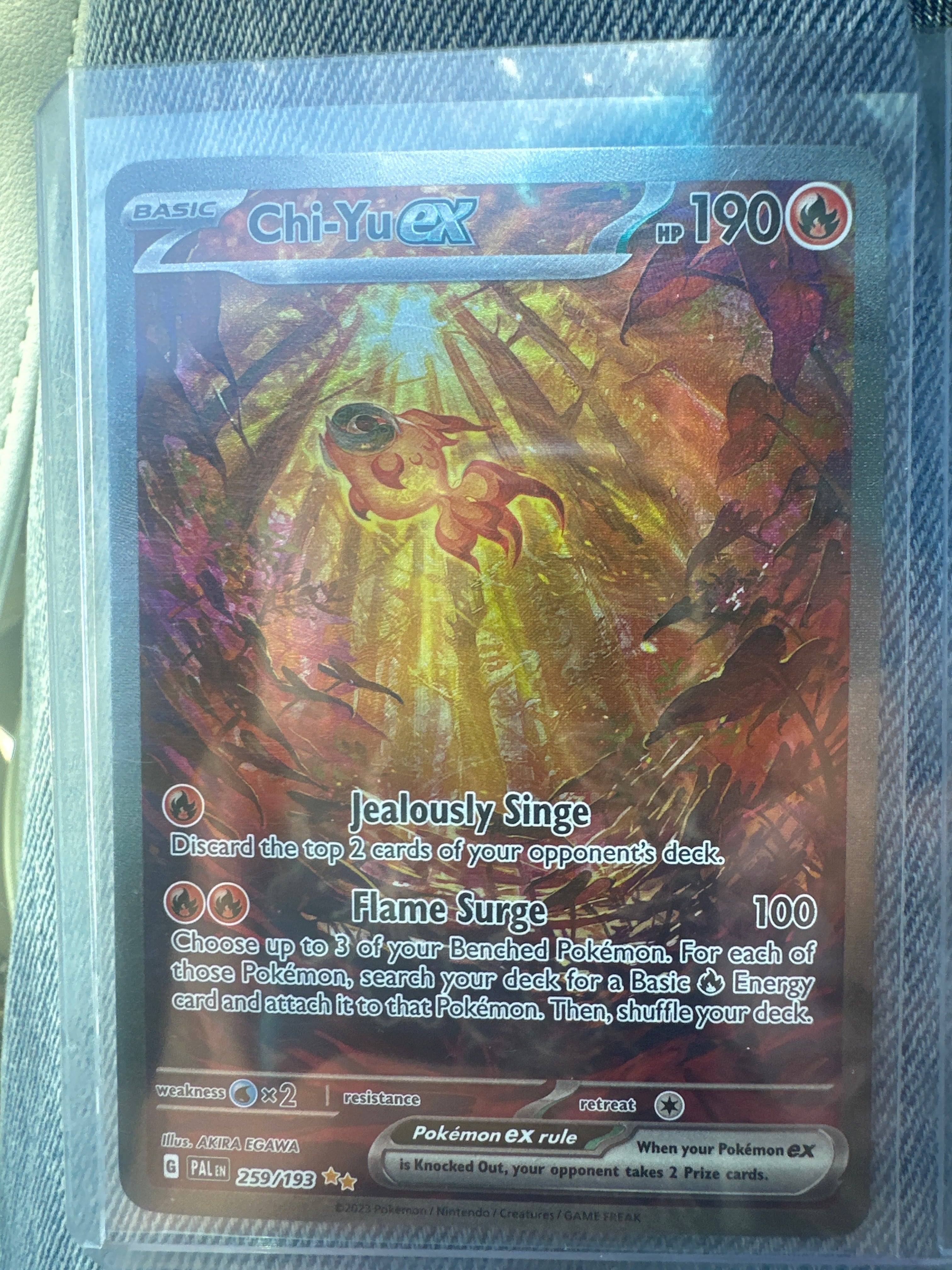 Pokémon | Chi-Yu EX 259/193 • Paldea Evolved