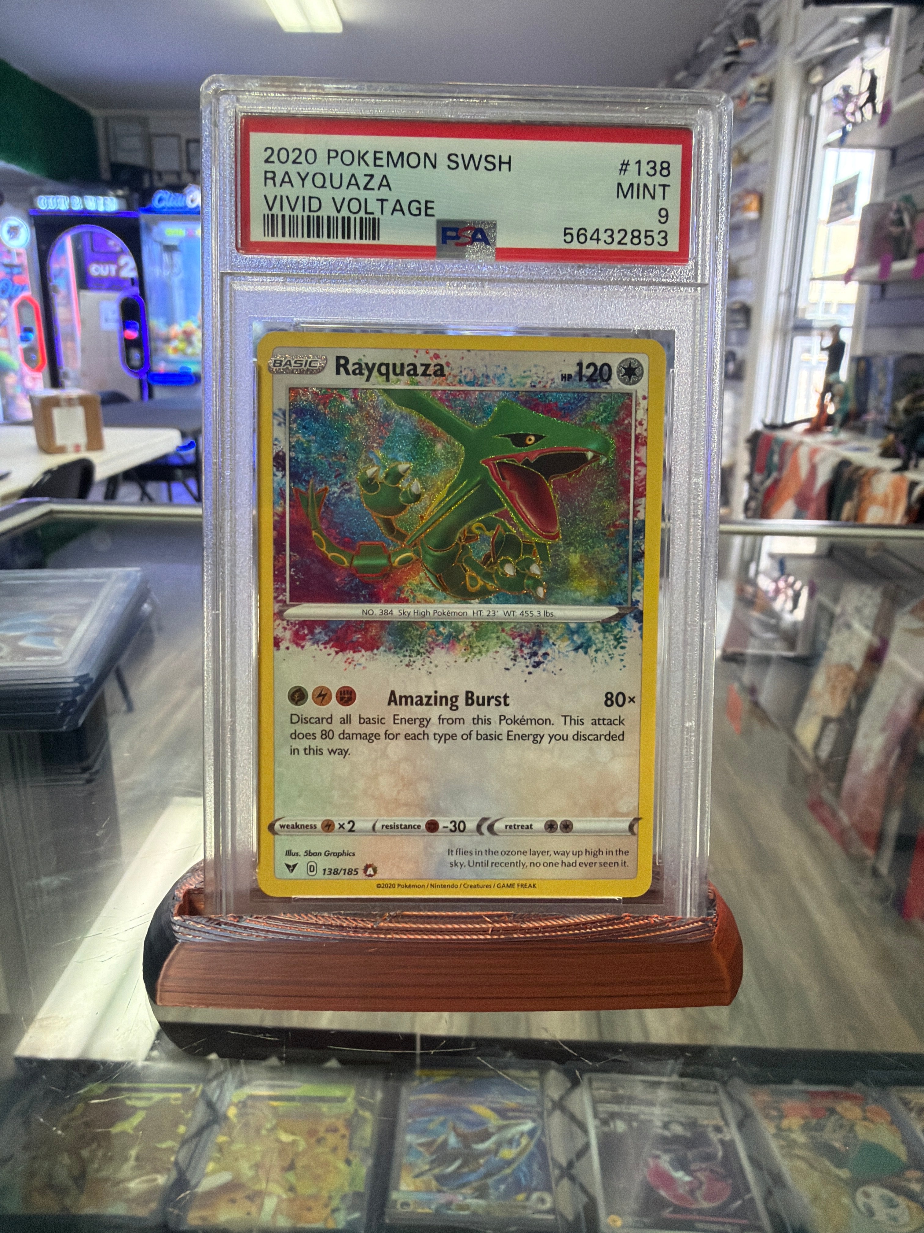 Pokémon | PSA 9 - Rayquaza 138/185