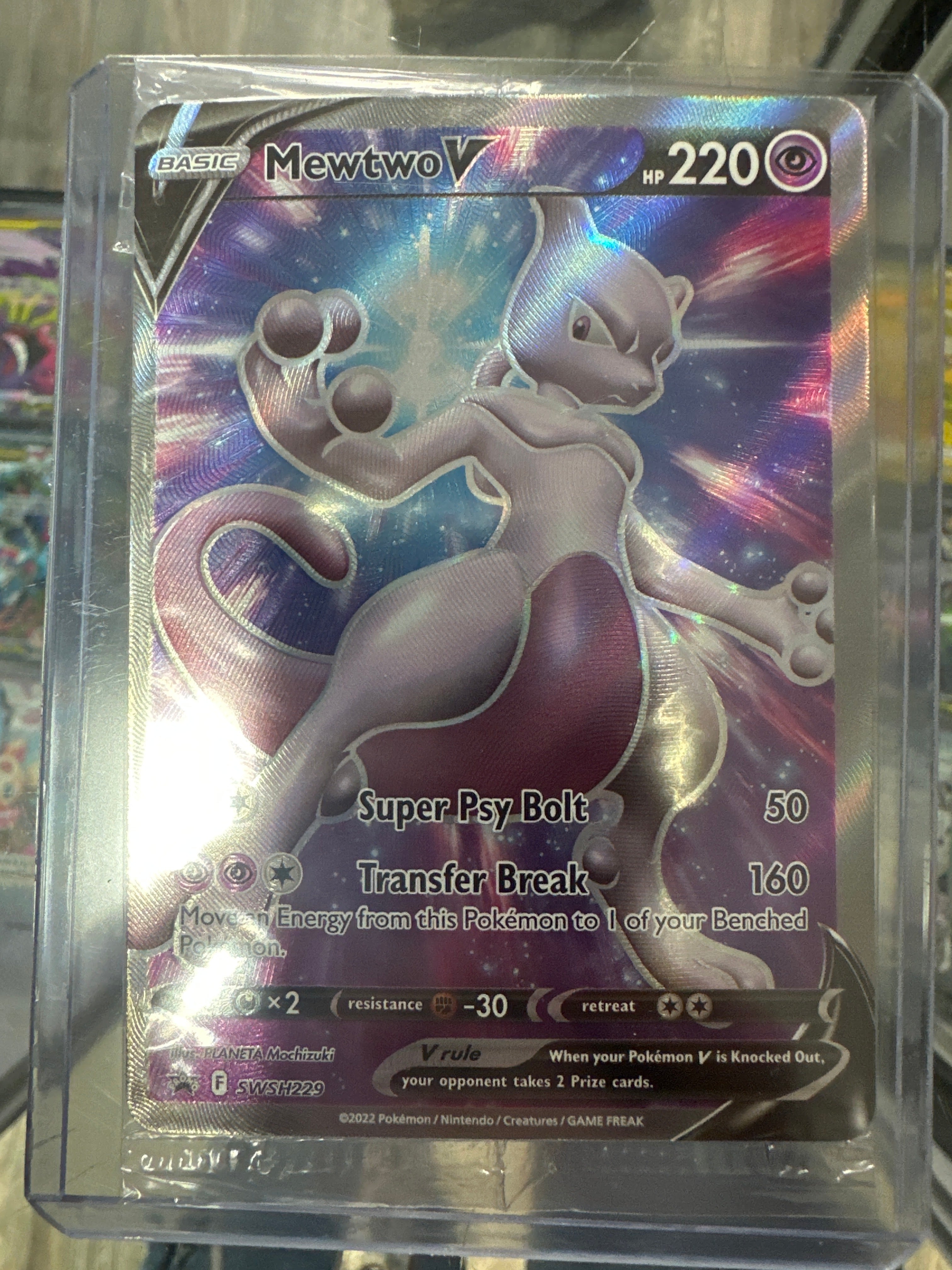 Pokémon | Mewtwo V Promo • Sword & Shield