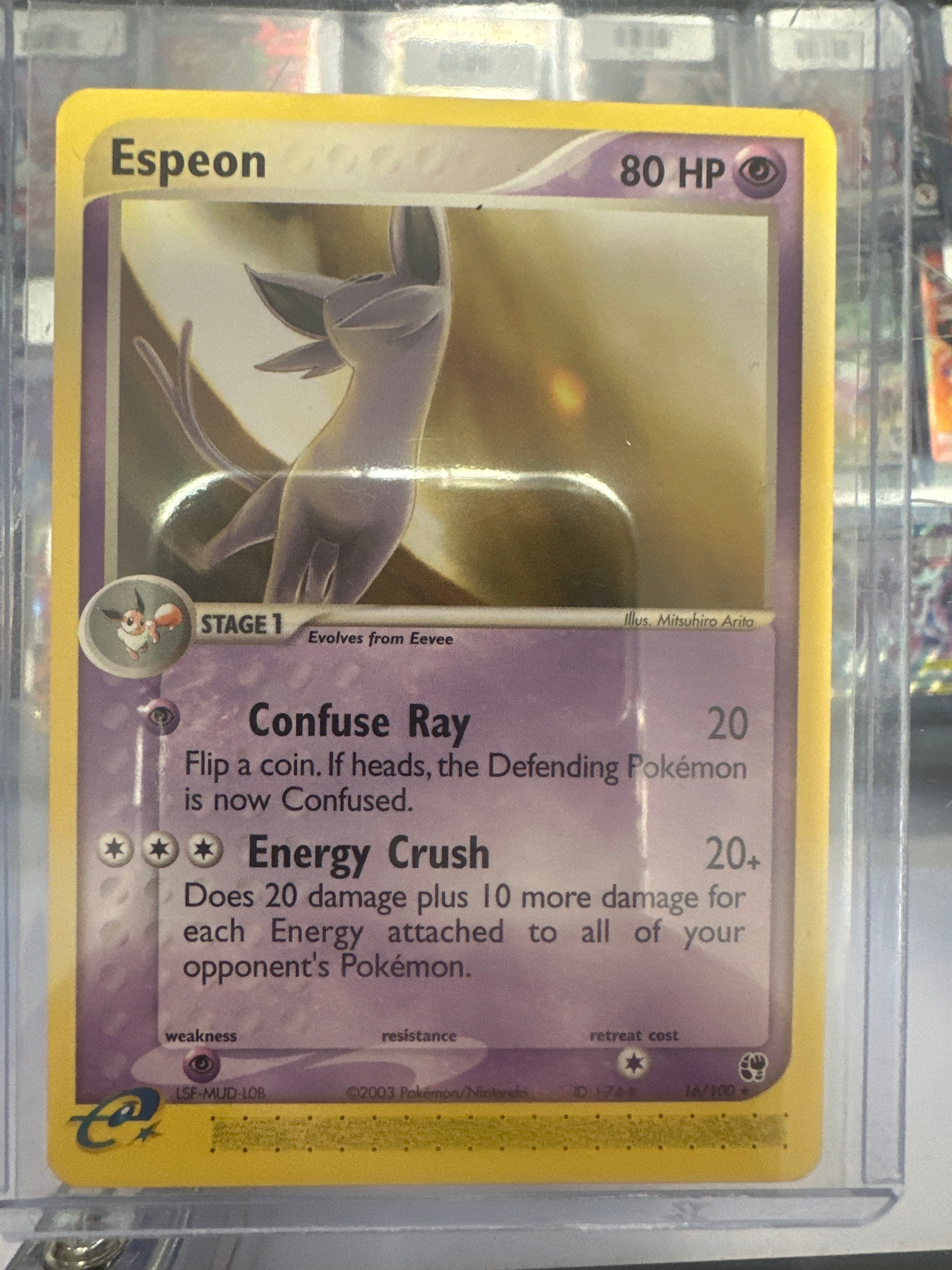 Pokémon | Espeon 16/100 • EX Sandstorm