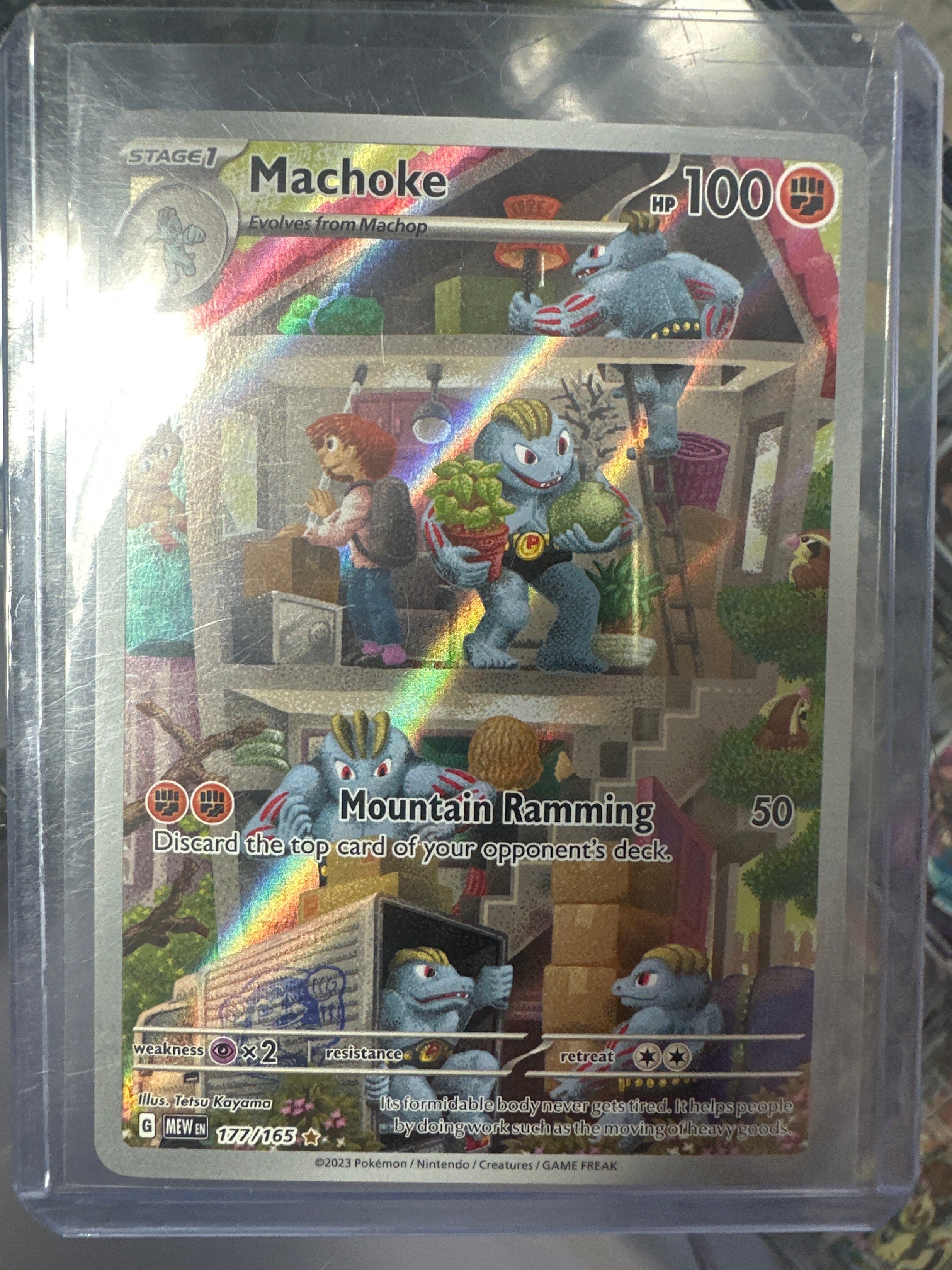 Pokémon | Machoke 177/165 • 151