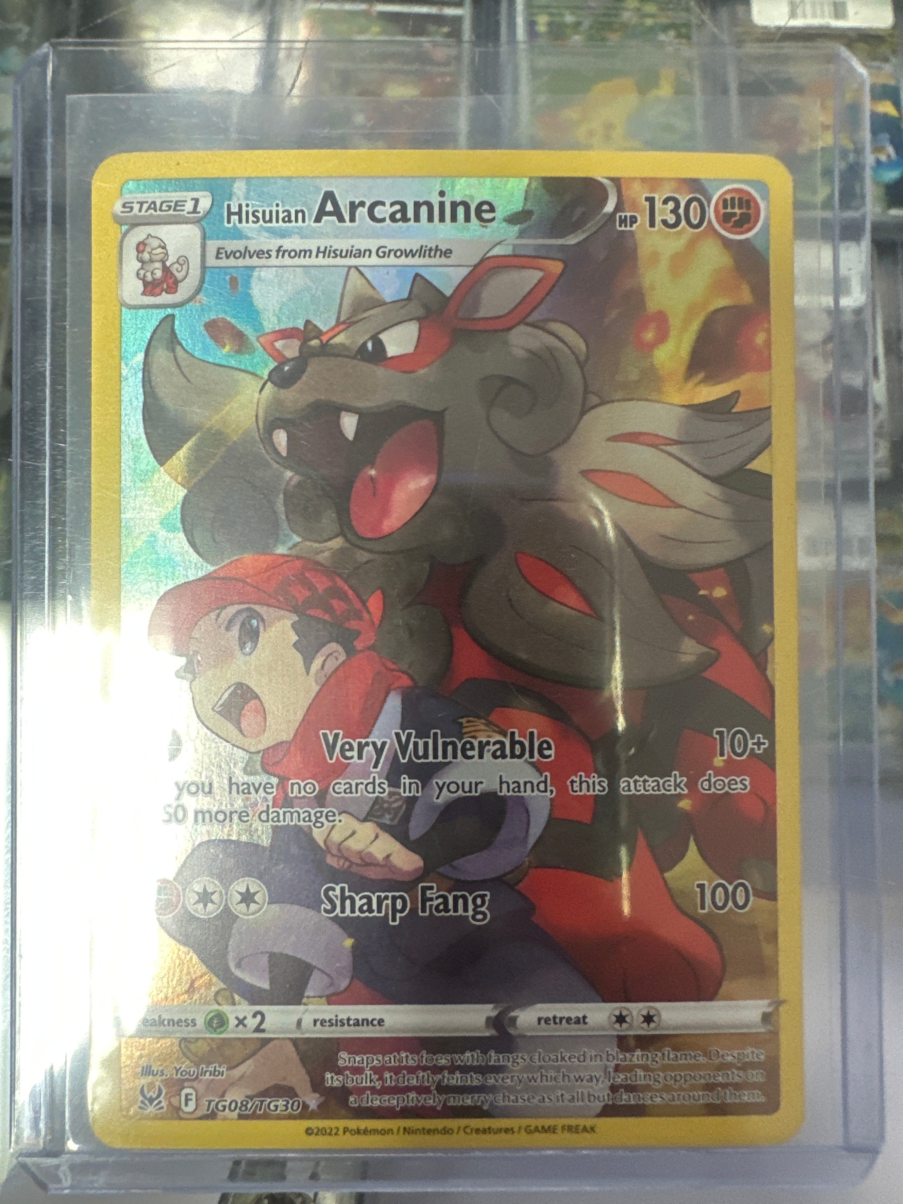 Pokémon | Hisuian Arcanine TG08/TG30 • Trainer Gallery