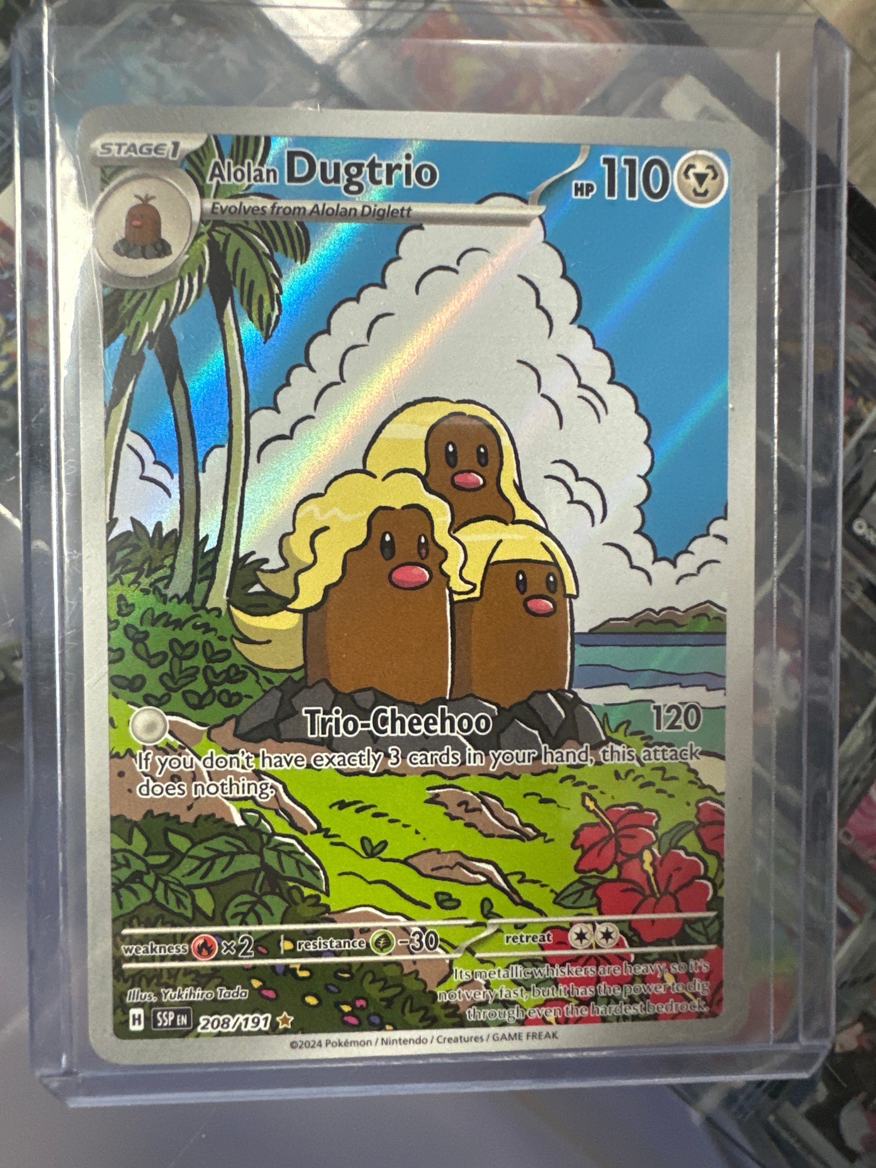 Pokémon | Alolan Dugtrio 208/191 • Surging Sparks
