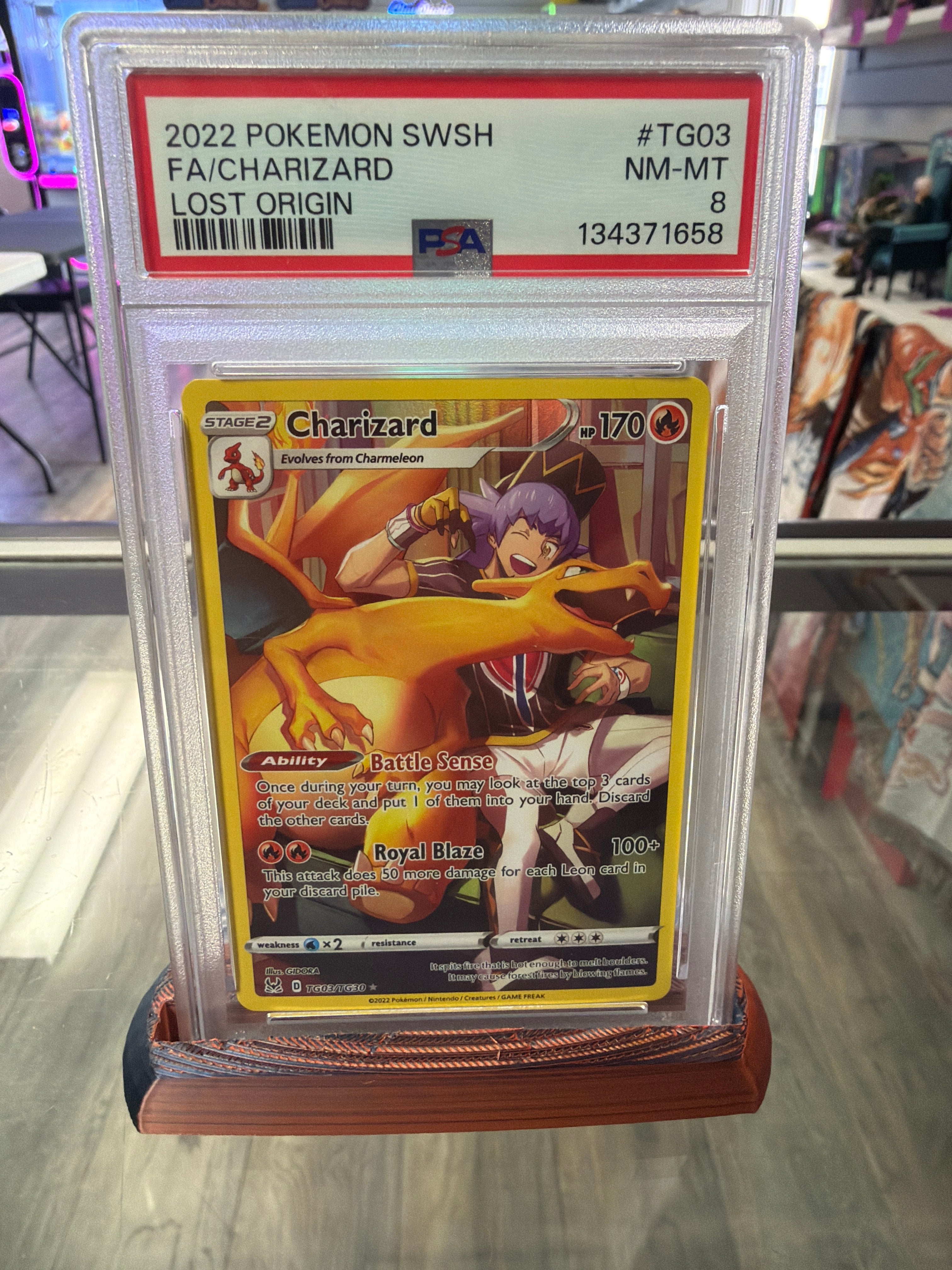 Pokemon | PSA 8 - Charizard TG03/TG30