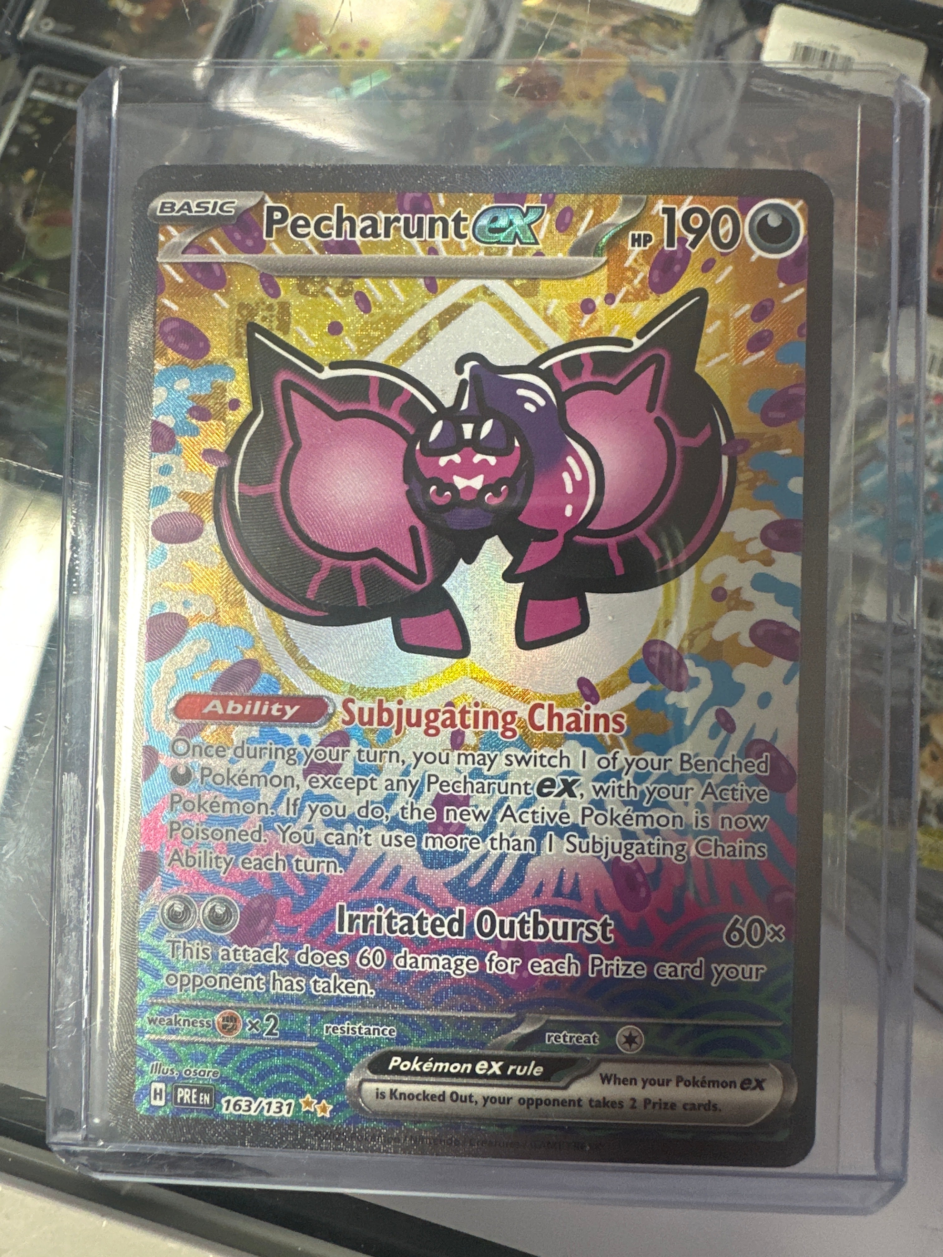 Pokémon | Pecharunt EX 163/131 • Prismatic Evolutions