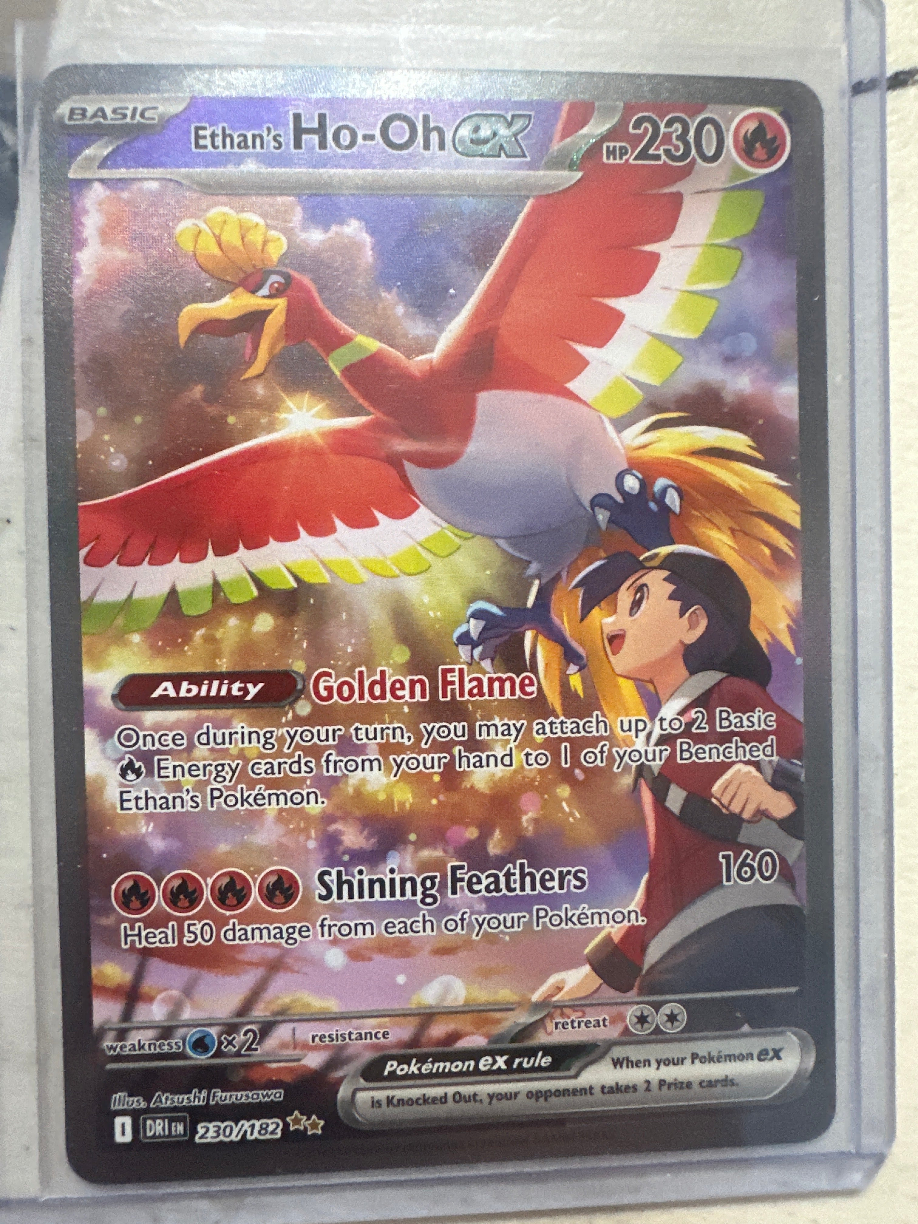 Pokémon | Ethan’s Ho-Oh EX 230/182 • Destined Rivals