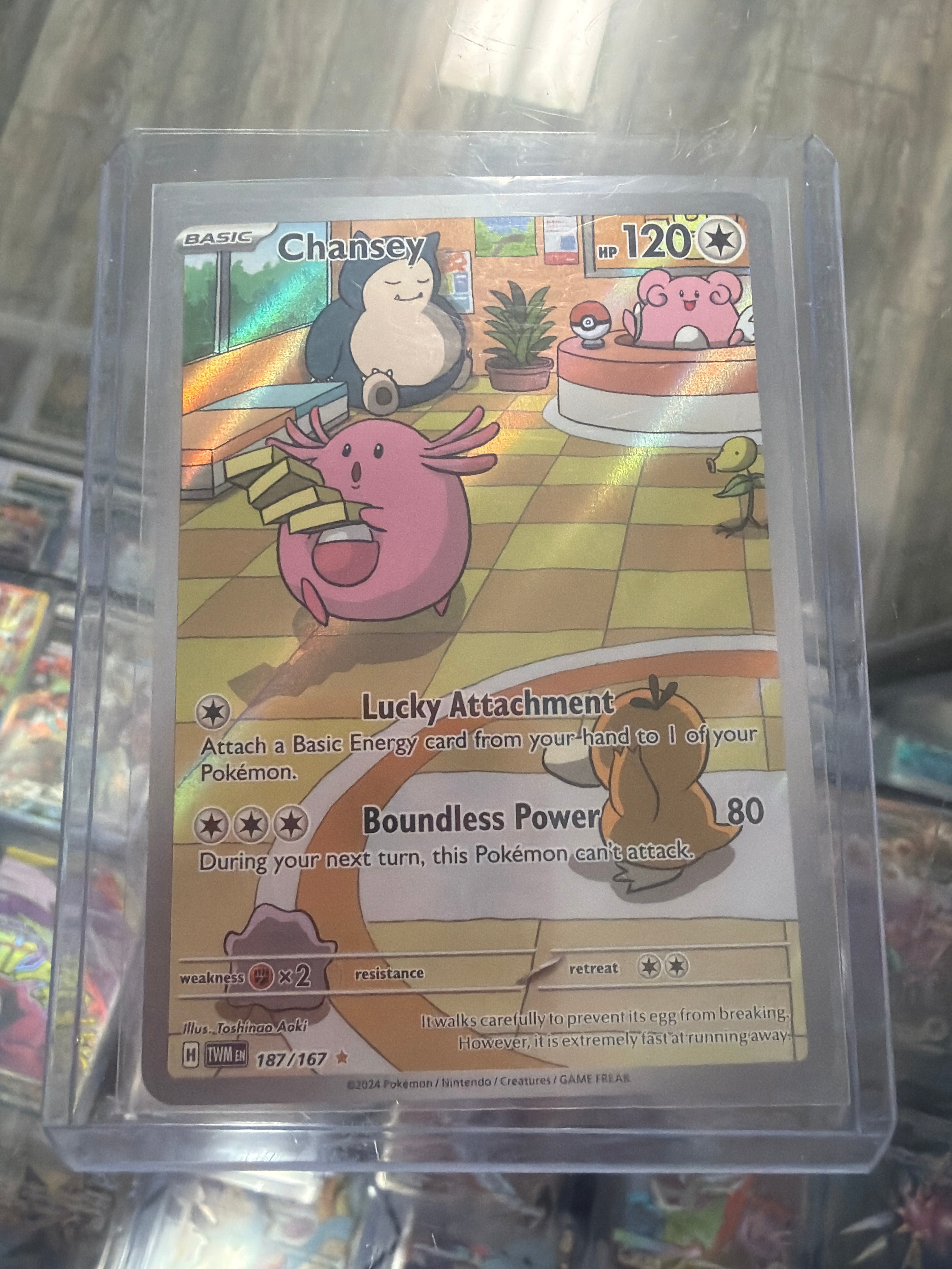 Pokemon | Chansey 187/167 Twilight Masquerade Illustration