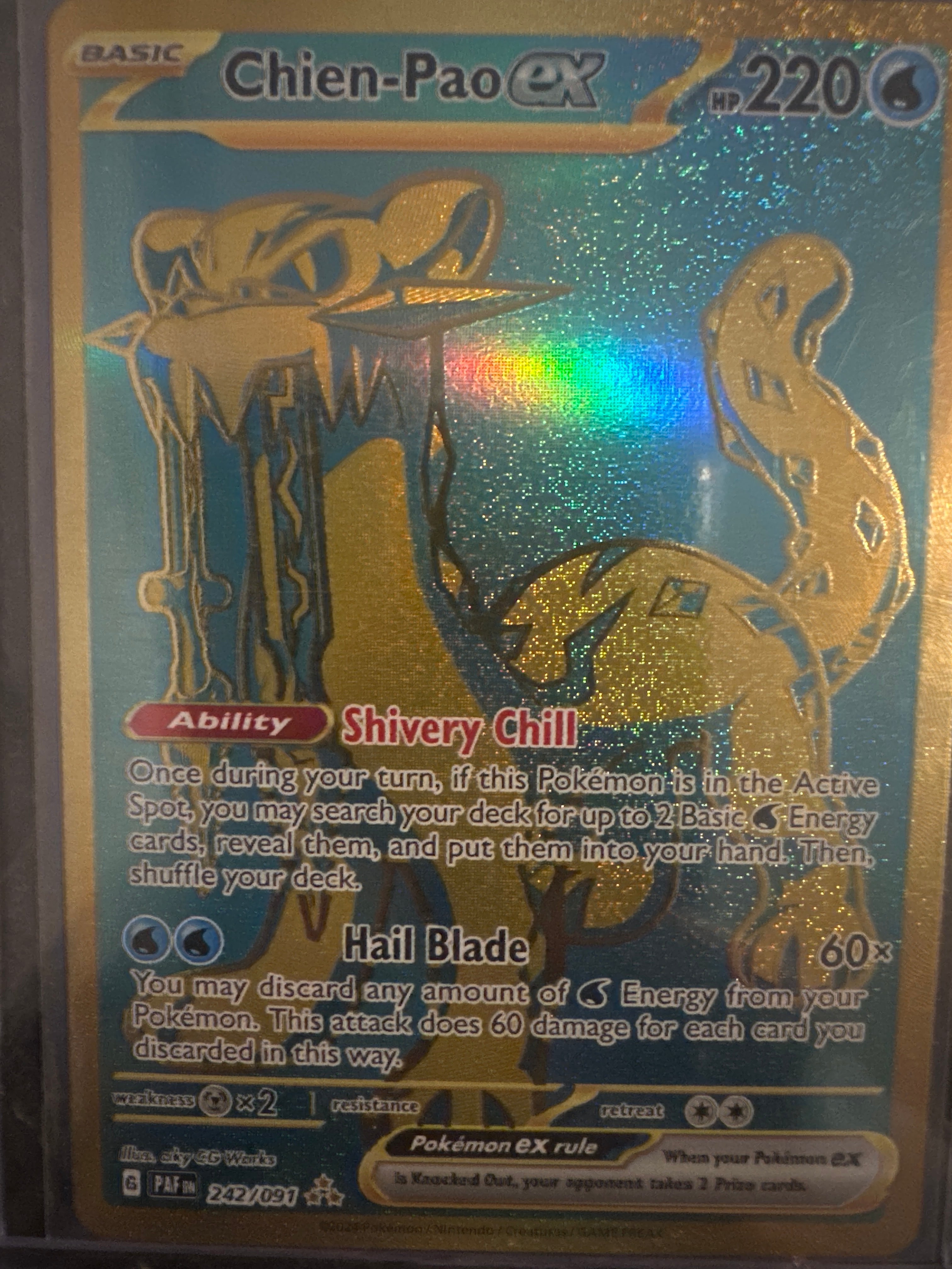 Pokémon | Chien-Pao EX 242/091 • Paldean Fates