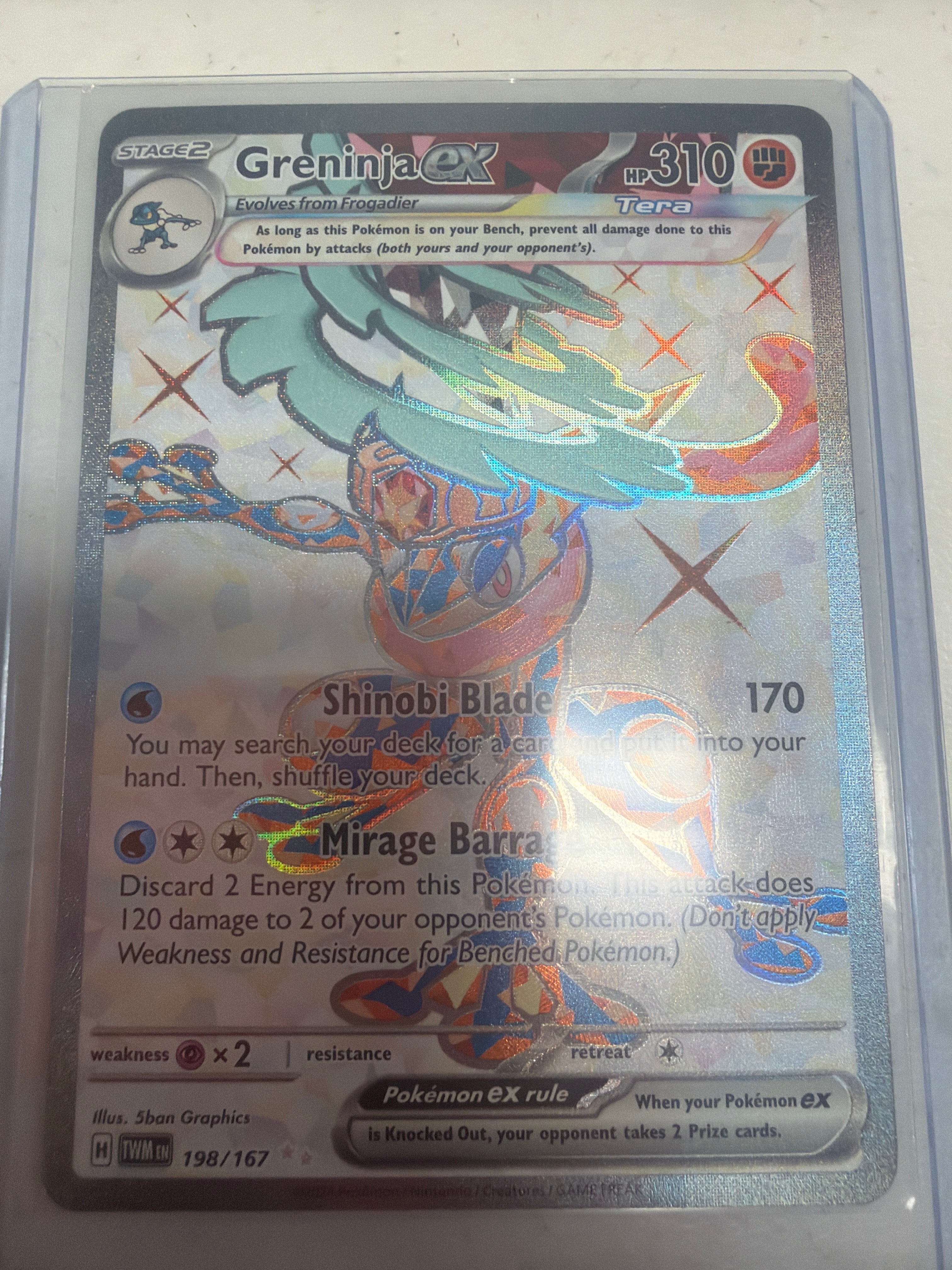 Greninja ex - 198/167 - SV06: Twilight Masquerade (TWM)