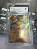 CGC 9 POKEMON BLACK STAR PROMOS PRISMATIC EVOLUTIONS ETB #173 EEVEE