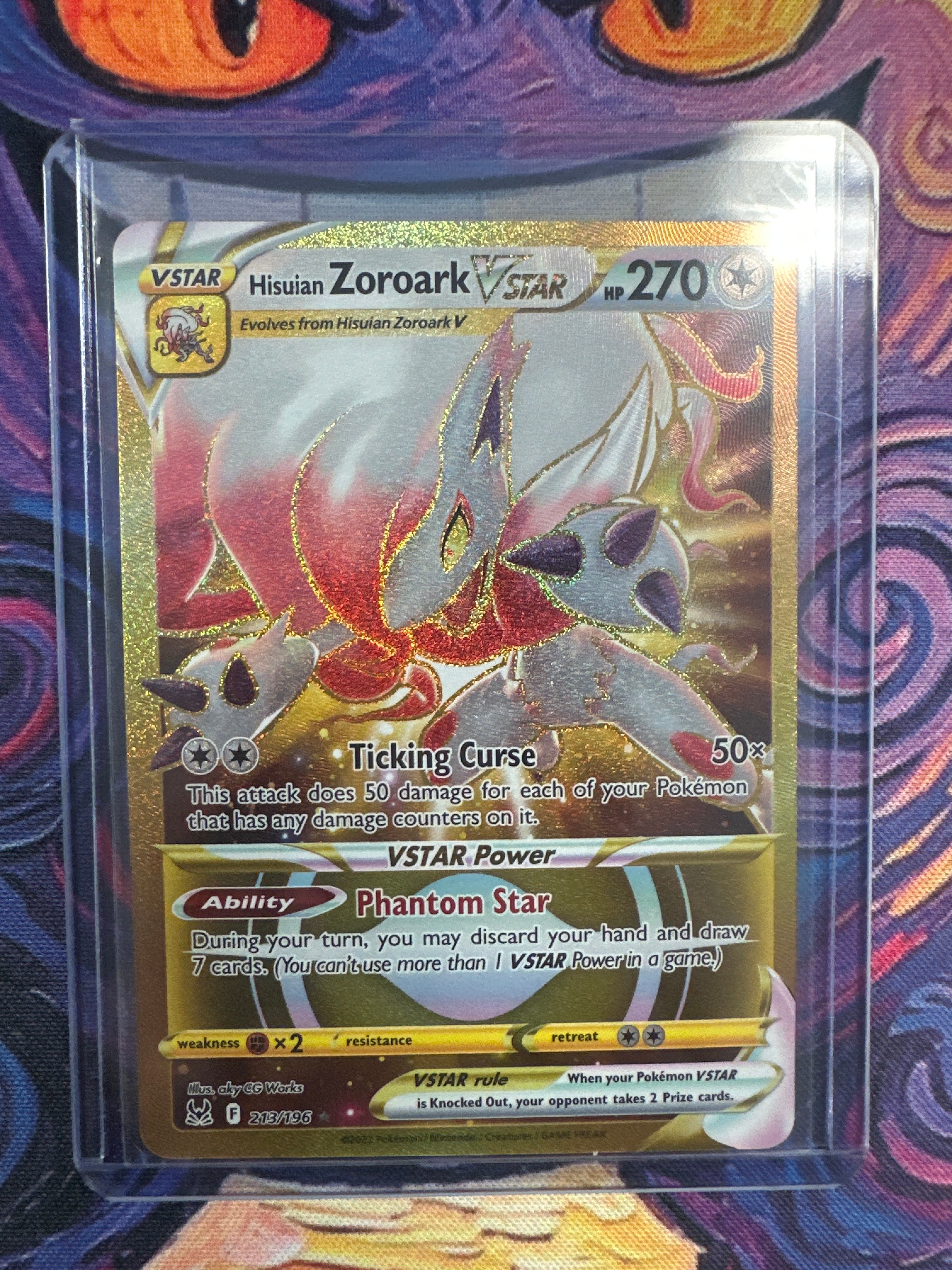 Pokémon | Hisuian Zoroark Vstar 213/196 • Lost Origin
