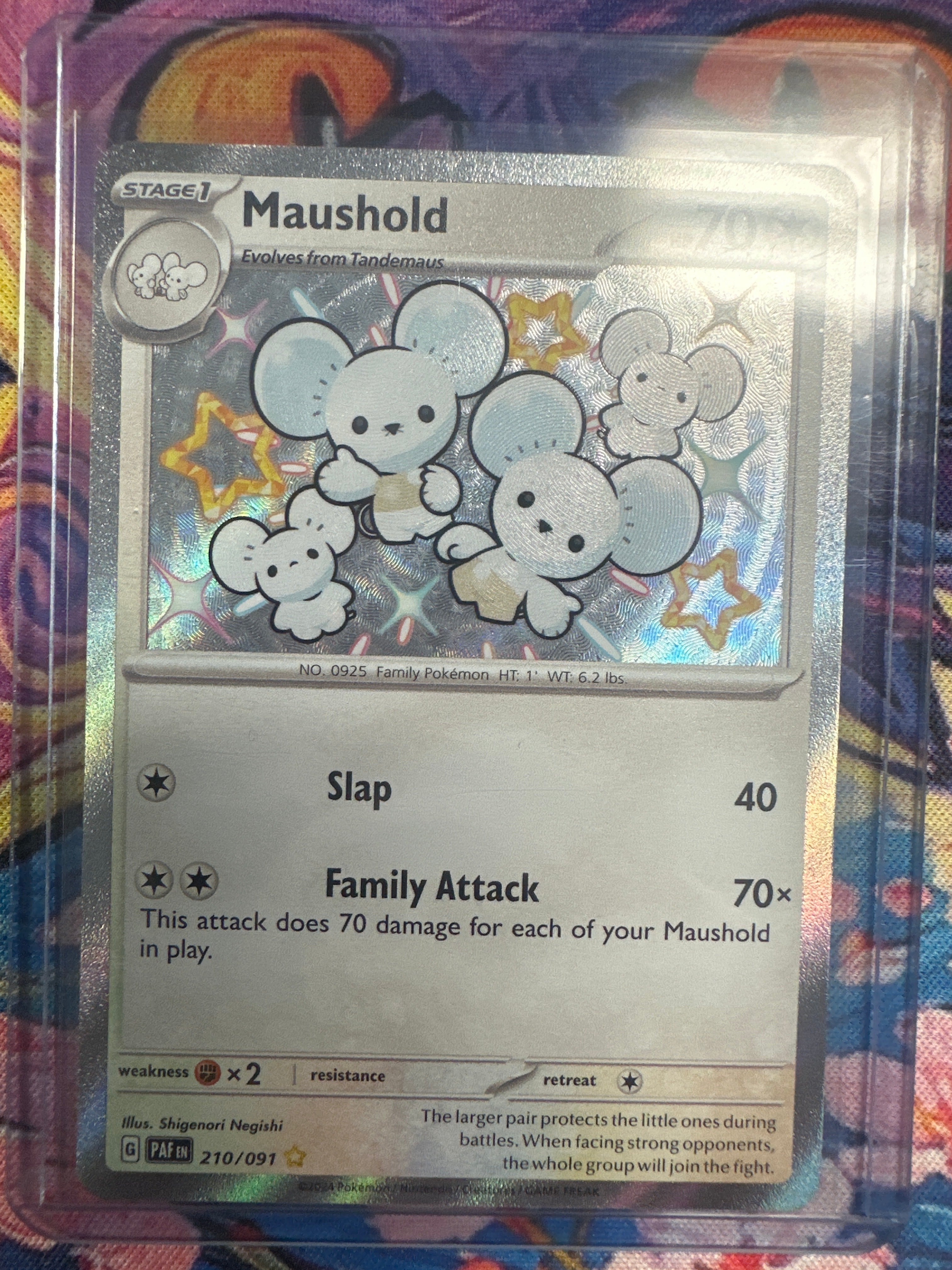 Pokémon | Maushold 210/091 • Paldean Fates