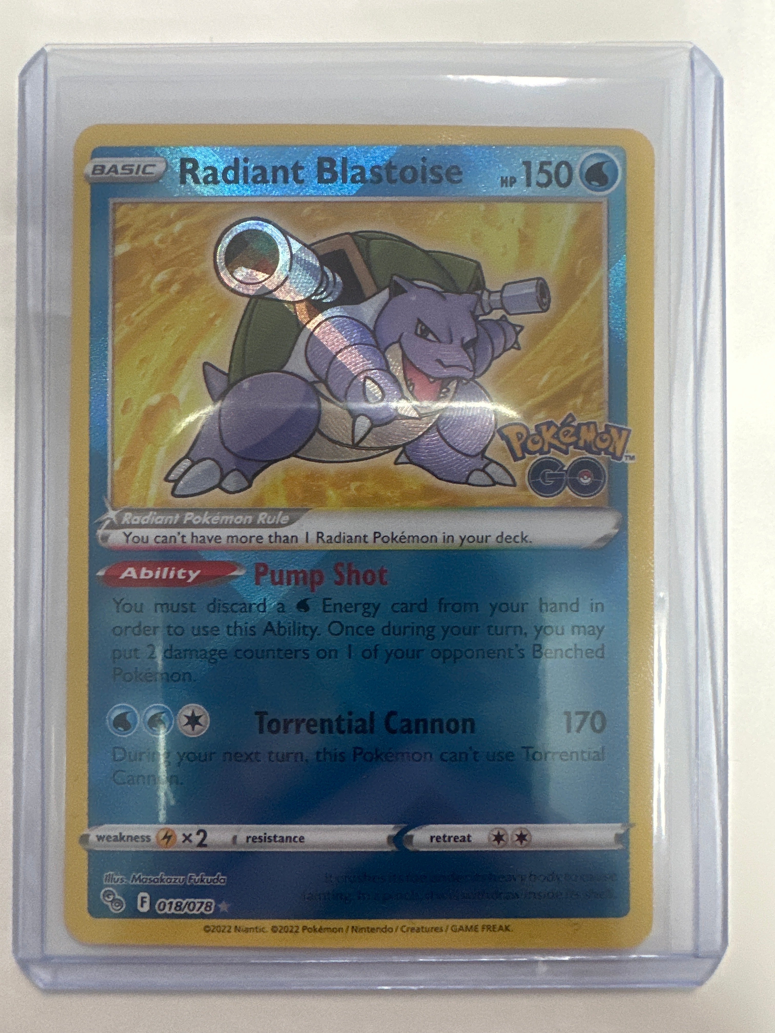 Pokémon | Raidant Blastoise 018/078 • Pokémon Go