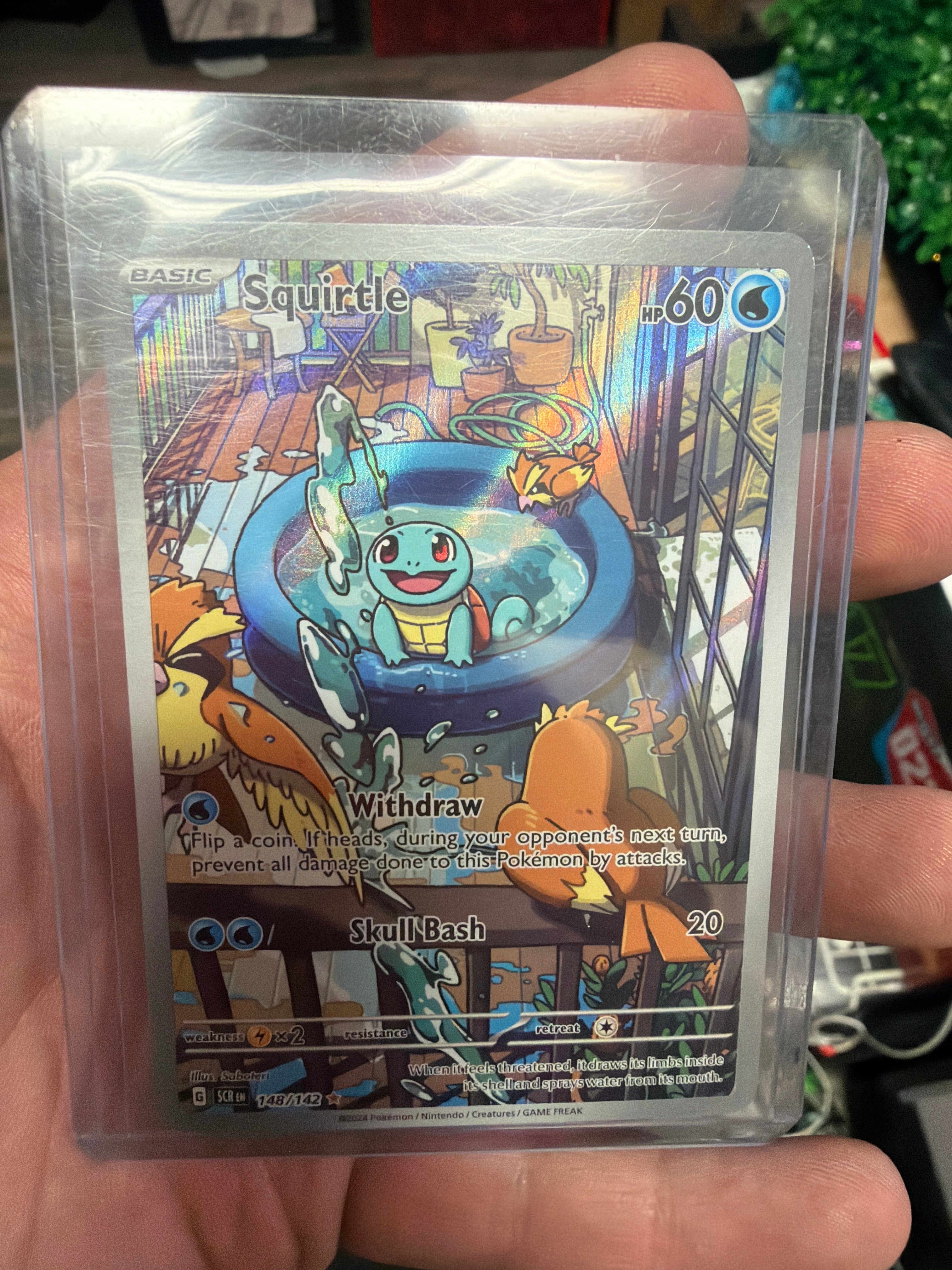 Squirtle 148/142 Sv07: Stellar Crown Holo