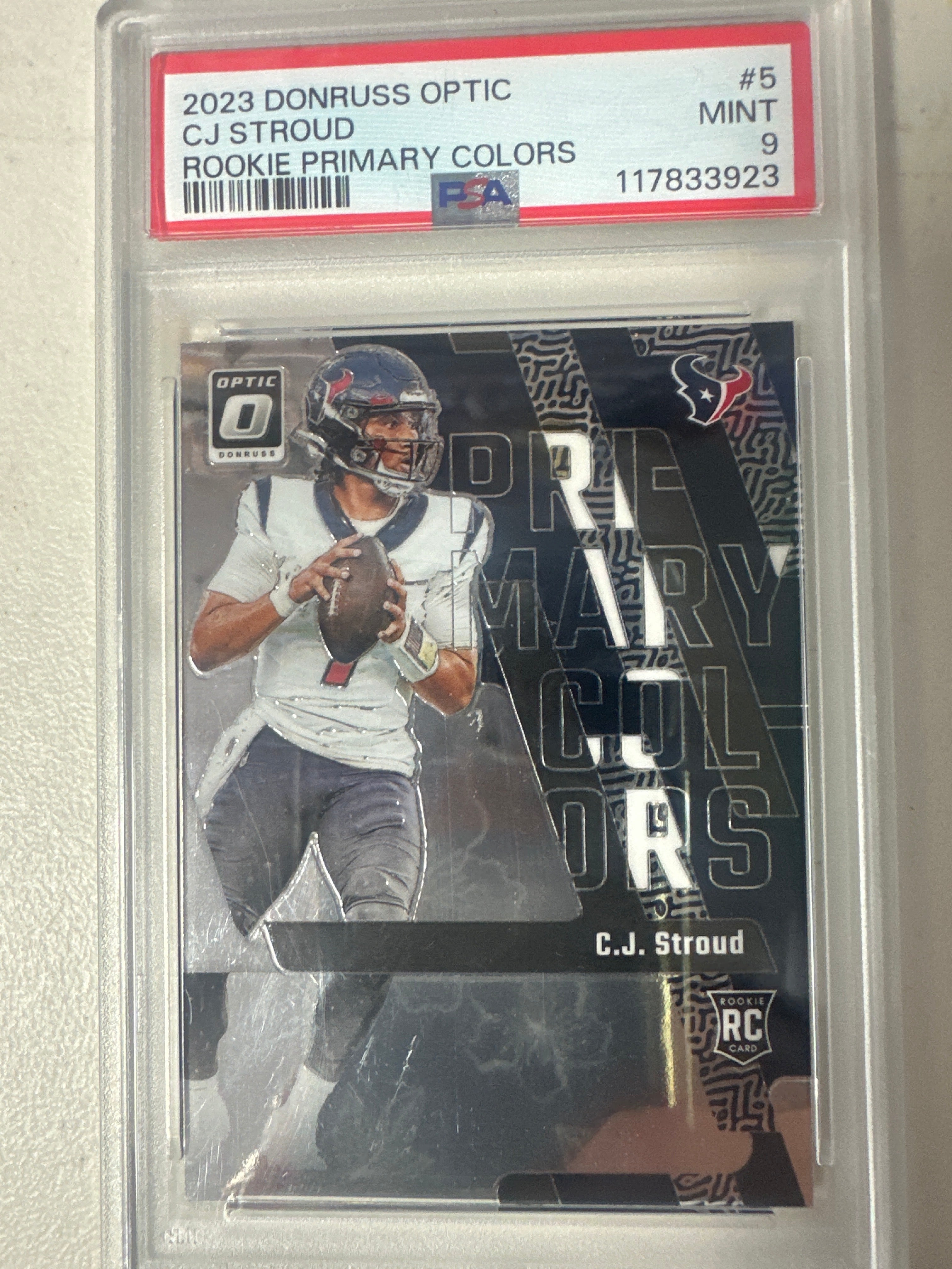 PSA 9 2023 Panini Donruss Optic - CJ Stroud • Primary Colors