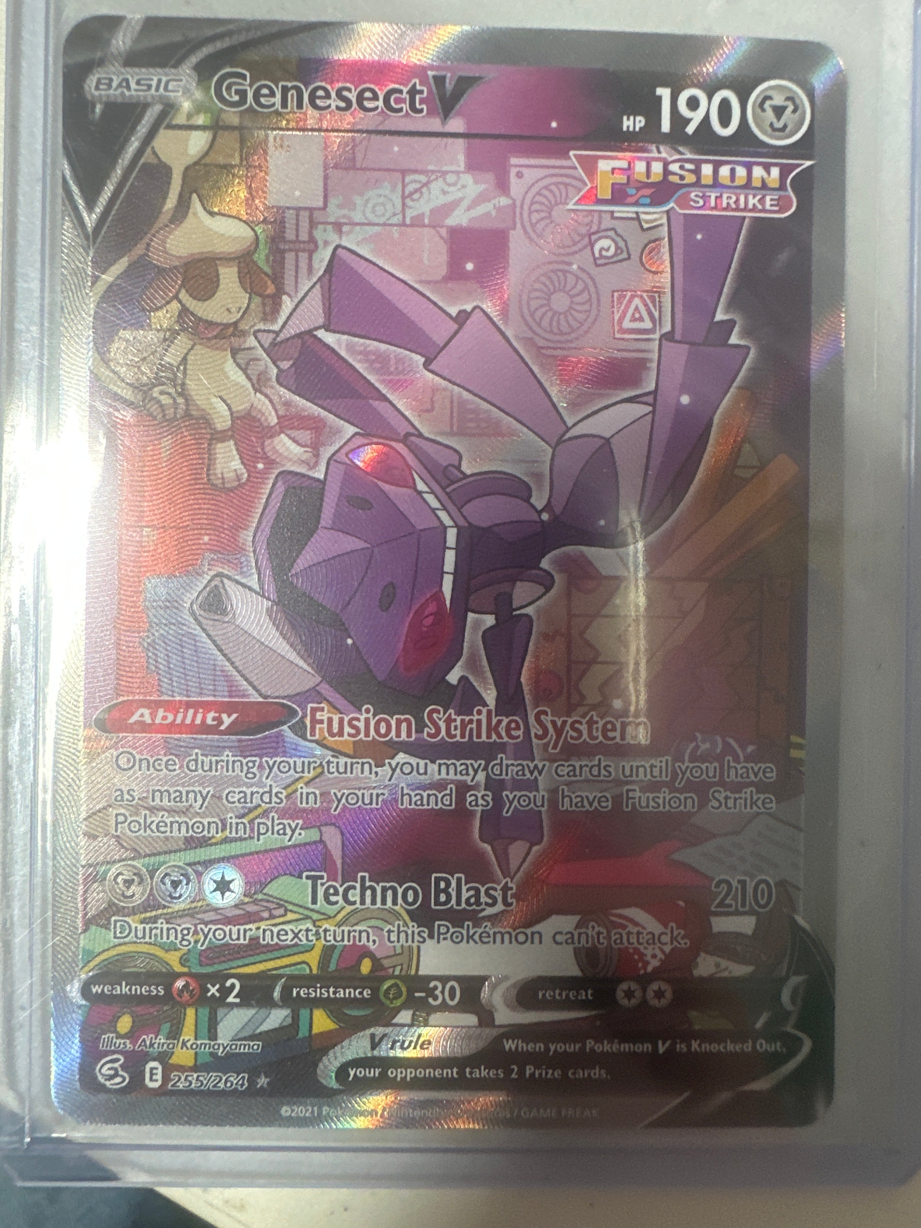 Pokémon | Genesect V 225/264 • Fusion Strike