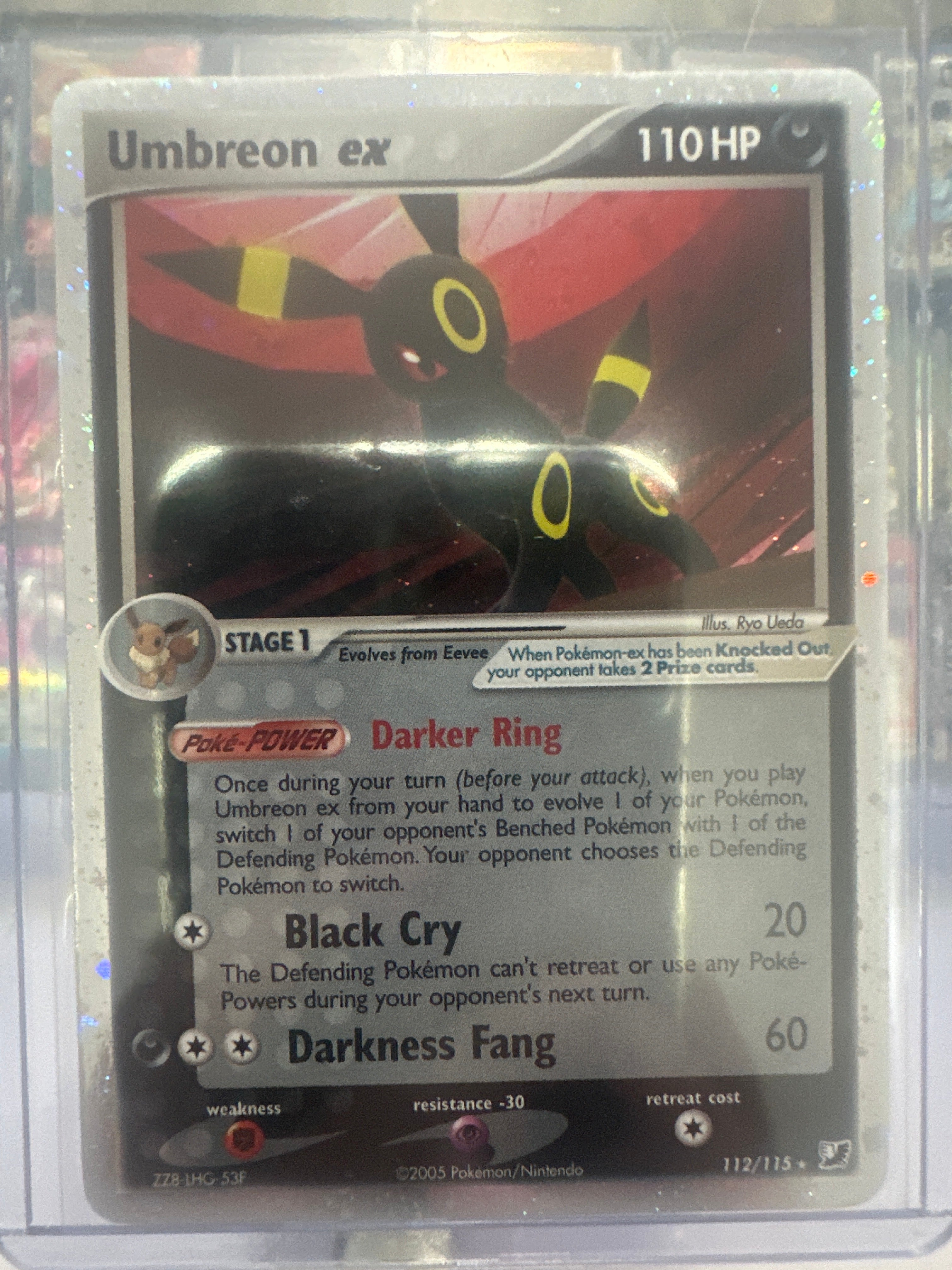 Pokémon | Umbreon EX 112/115 • EX Unseen Forces