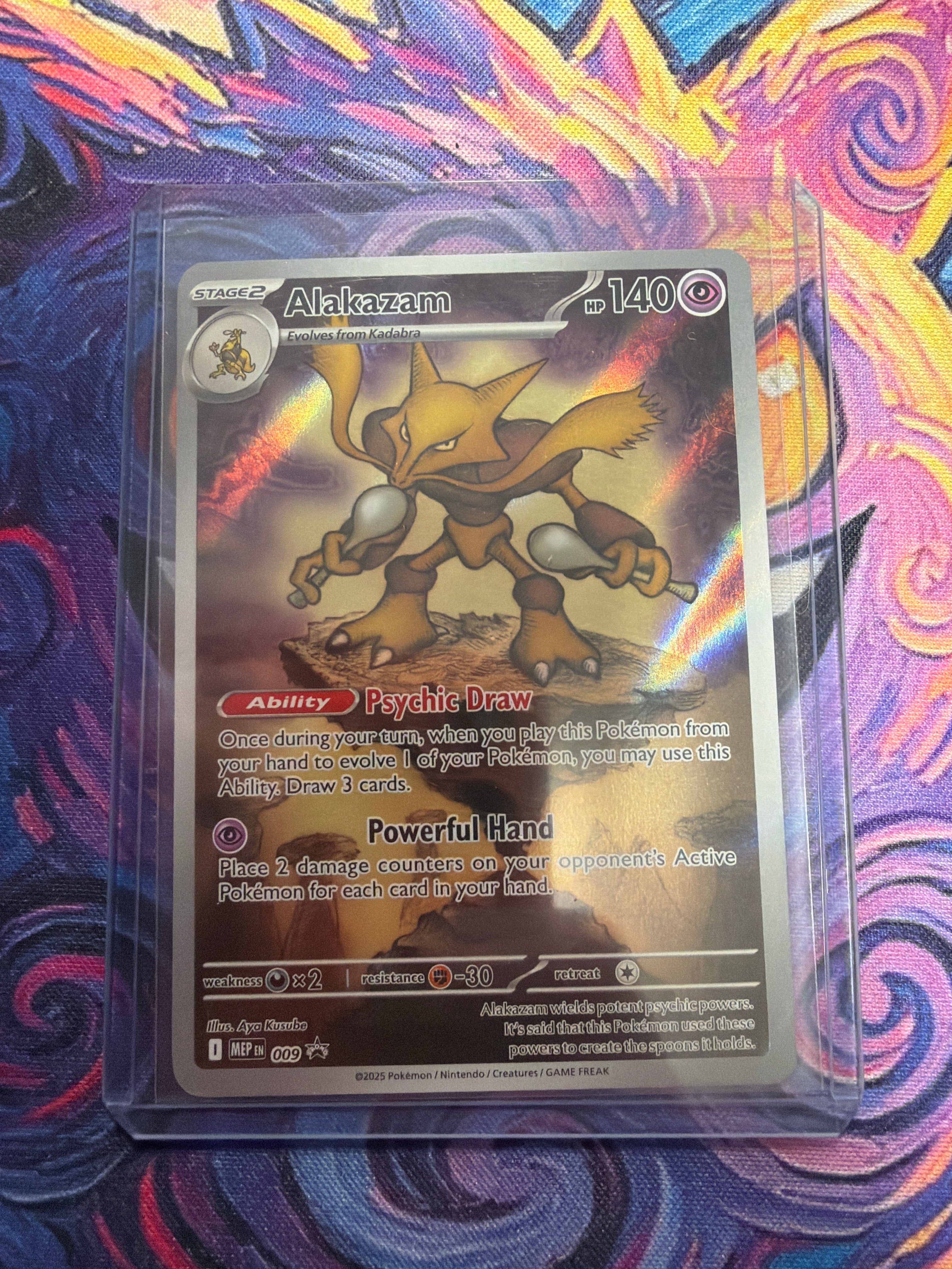 Pokemon Alakazam Promo Mega Evolution Promos 009