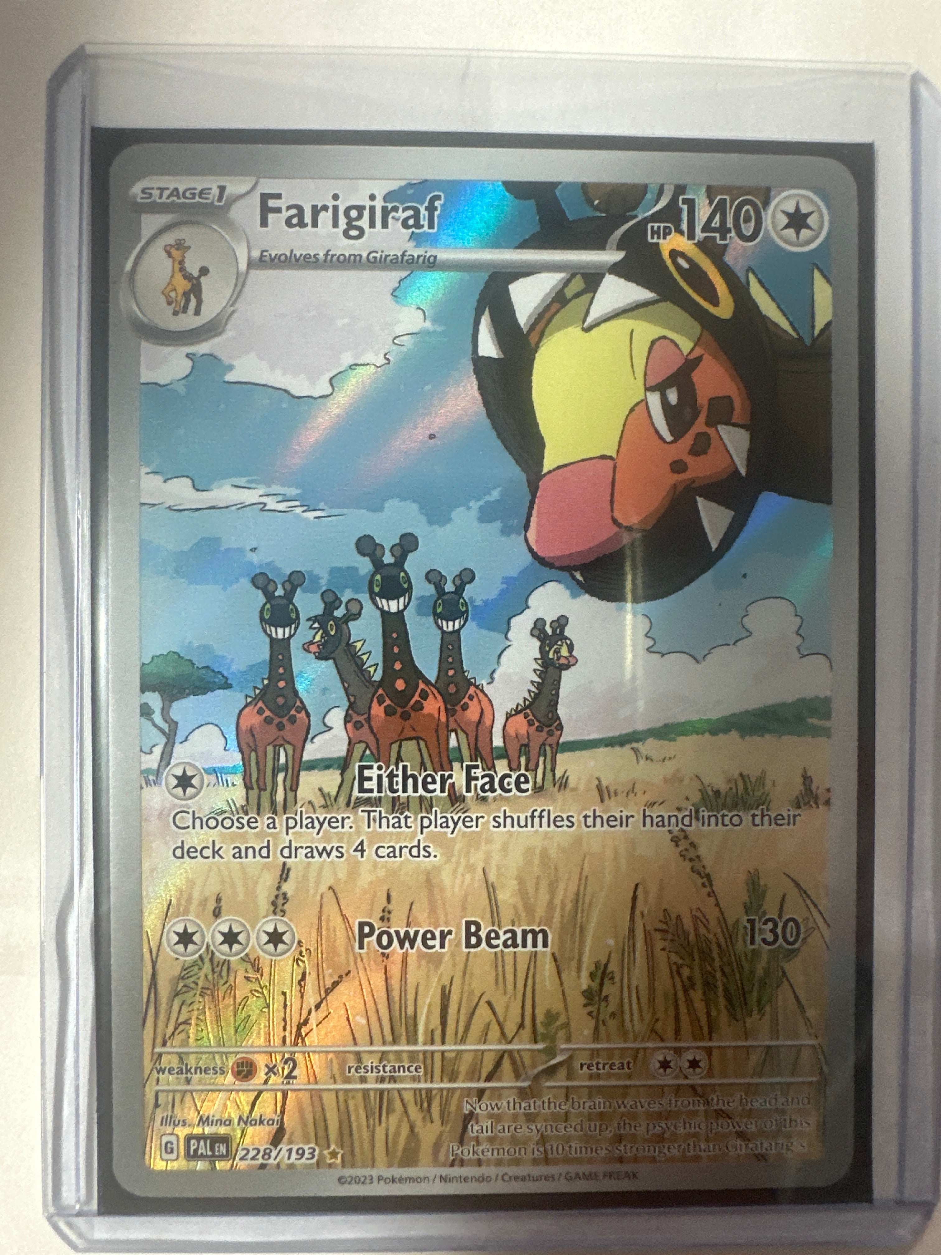 Pokémon | Farigiraf 228/193 • Paldea Evolved