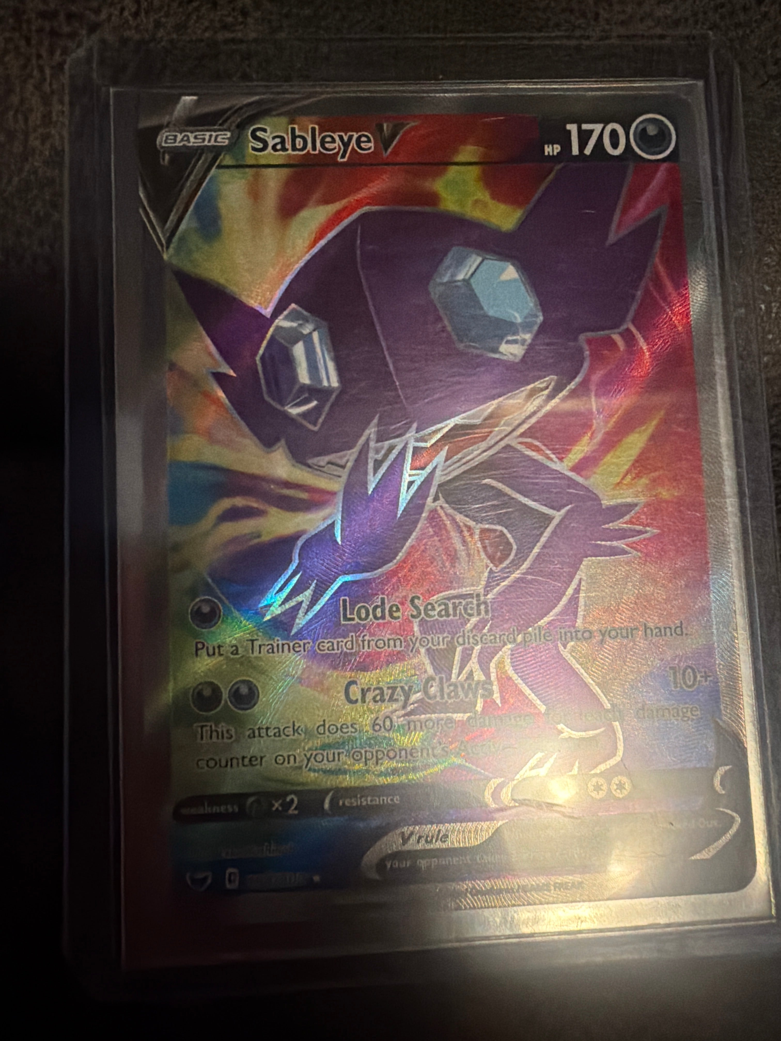Pokemon | Sableye V (Full Art) - SWSH01: Sword & Shield Base Set (SWSH01)