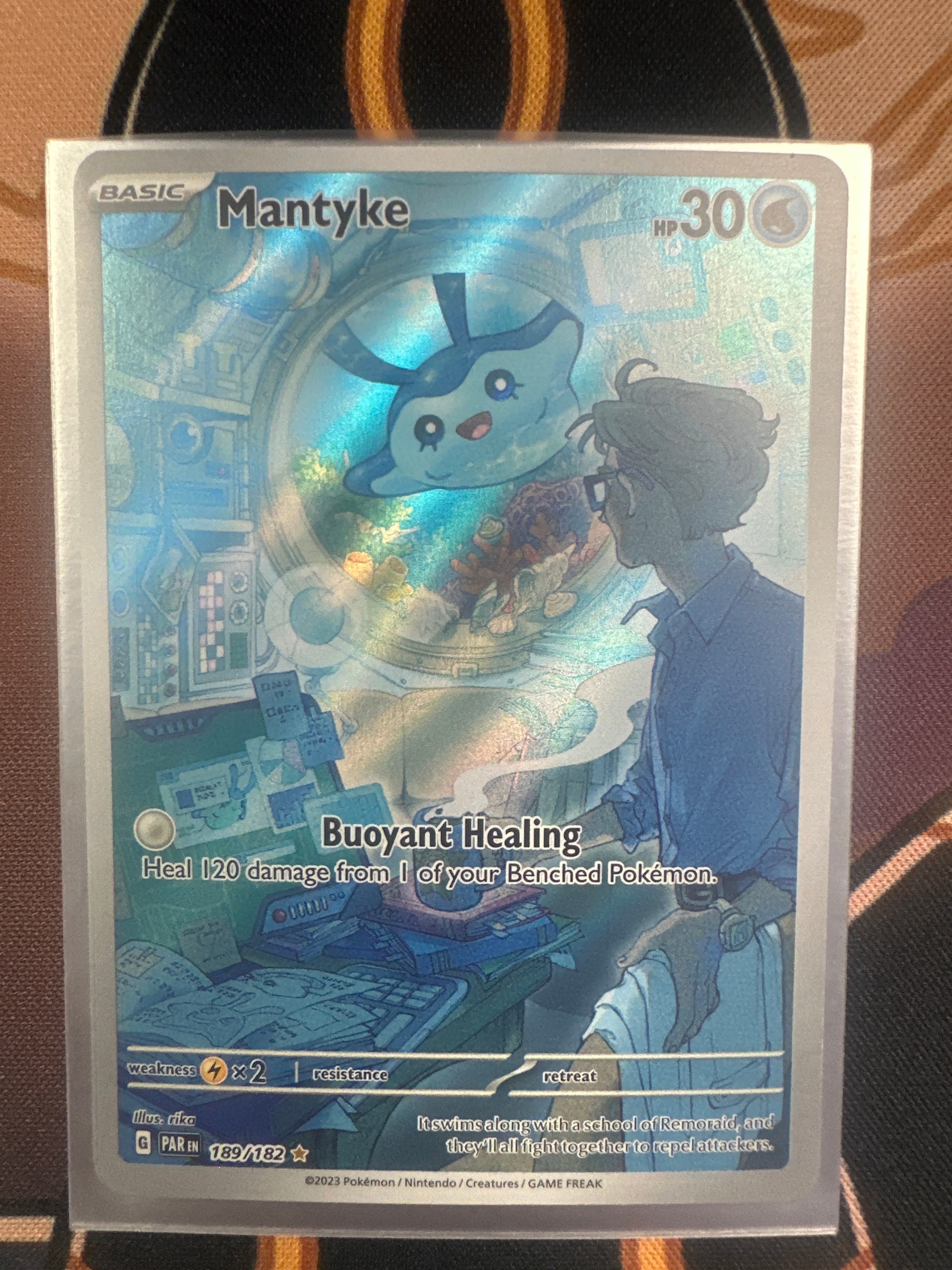 Pokémon | Mantyke 189/182 • Paradox Rift