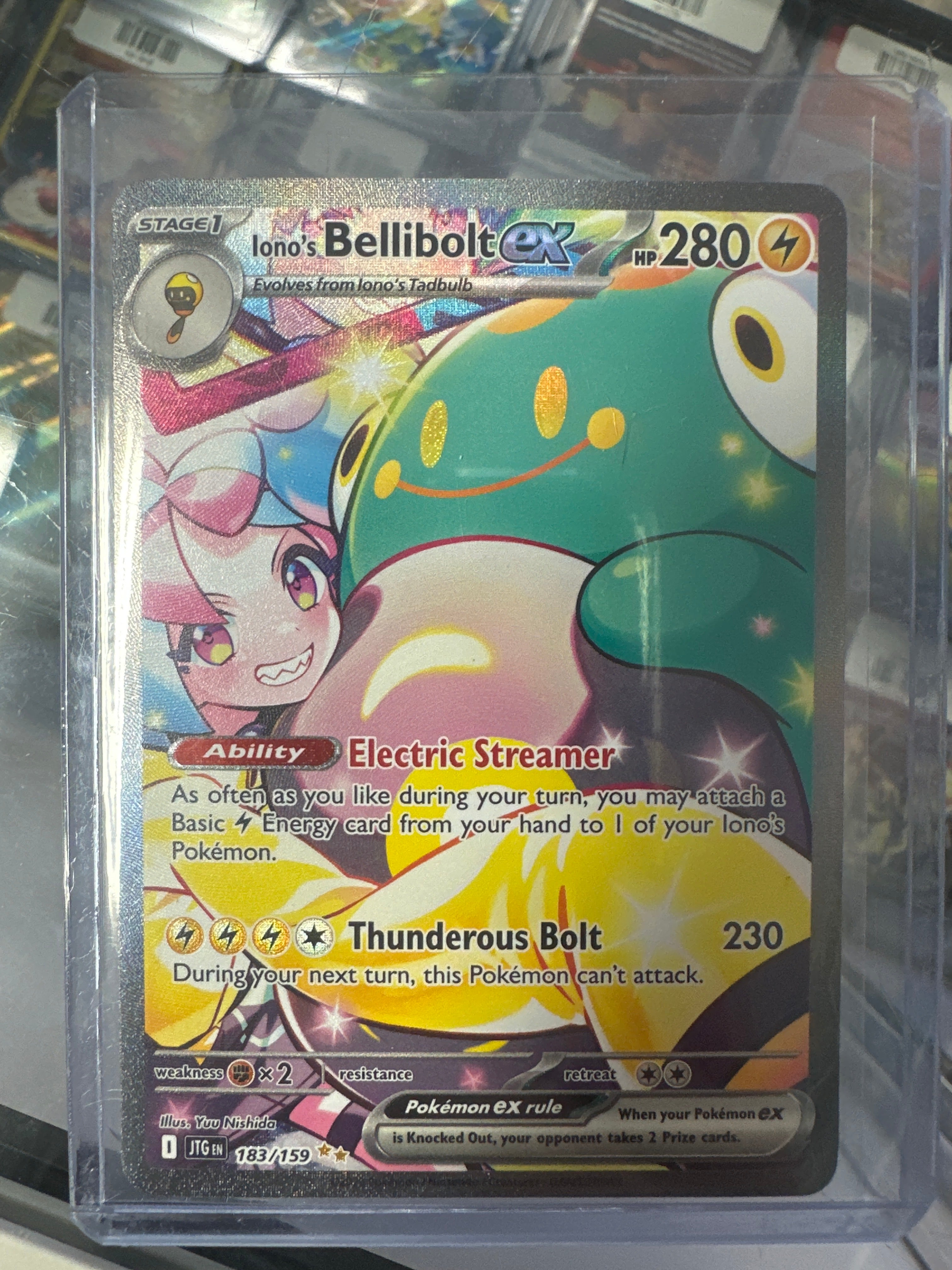 Pokémon | Iono’s Bellibolt EX 183/159 • Journey Together