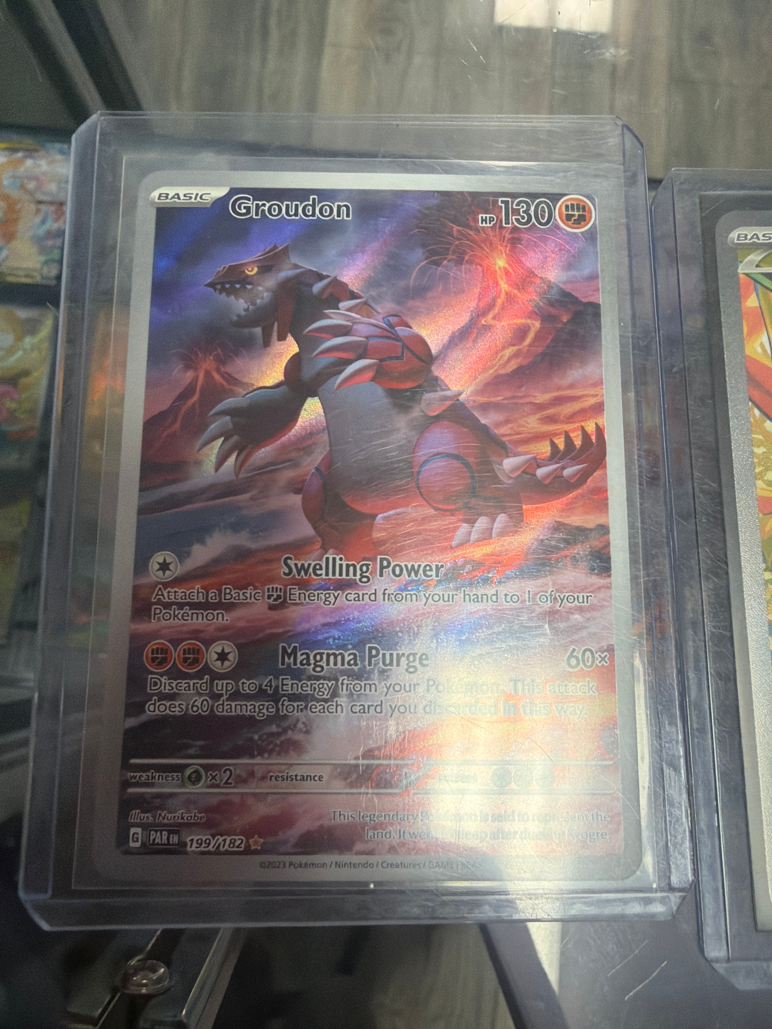 Pokemon | Groudon - 199/182 - SV04: Paradox Rift (PAR)