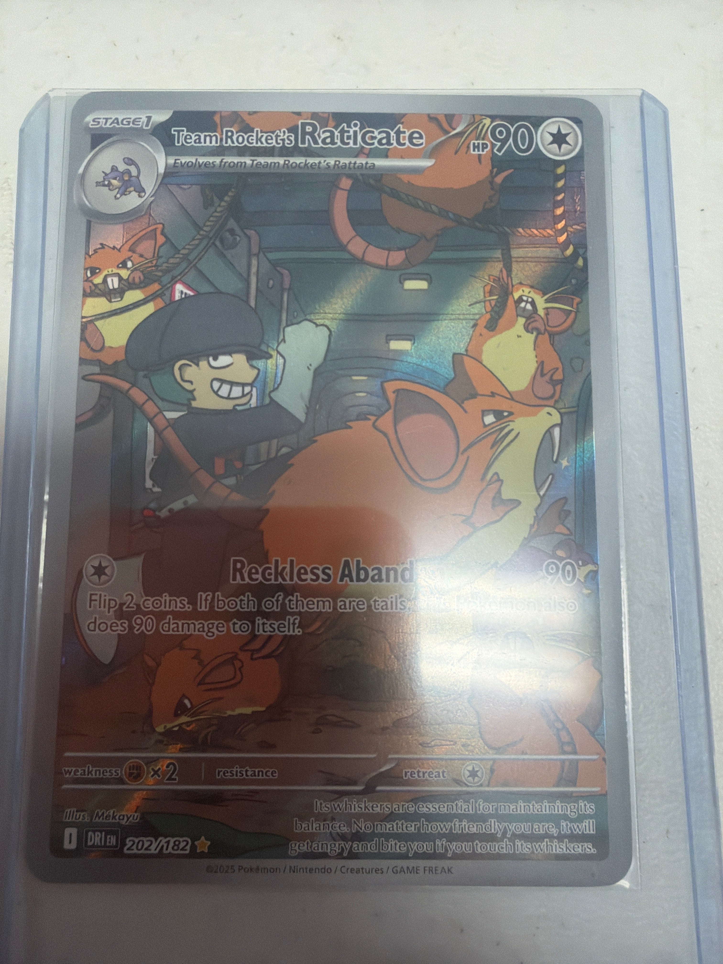 Team Rocket's Raticate - 202/182 - SV10: Destined Rivals (DRI)