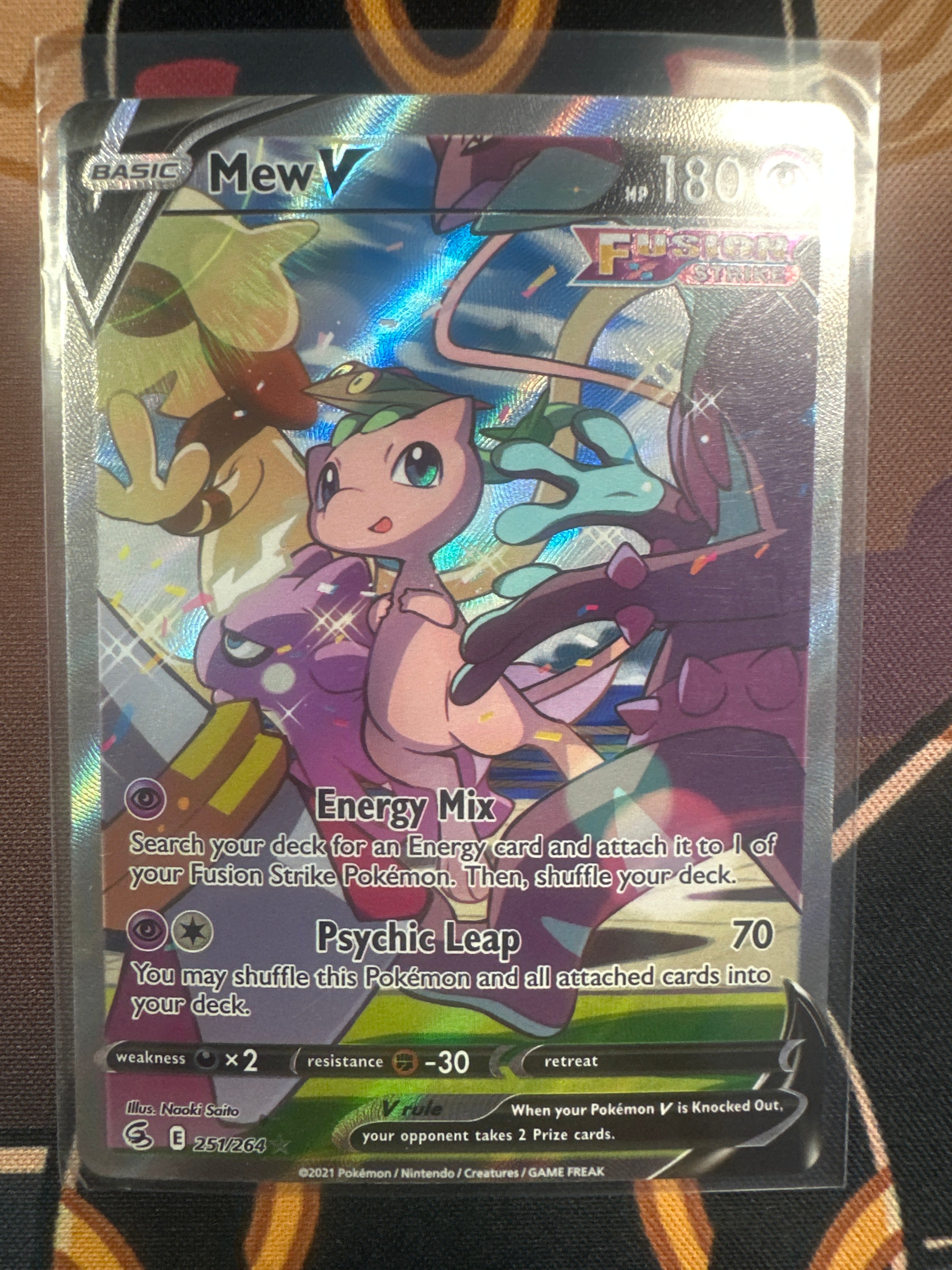Pokémon | Mew V 251/264 • Fusion Strike