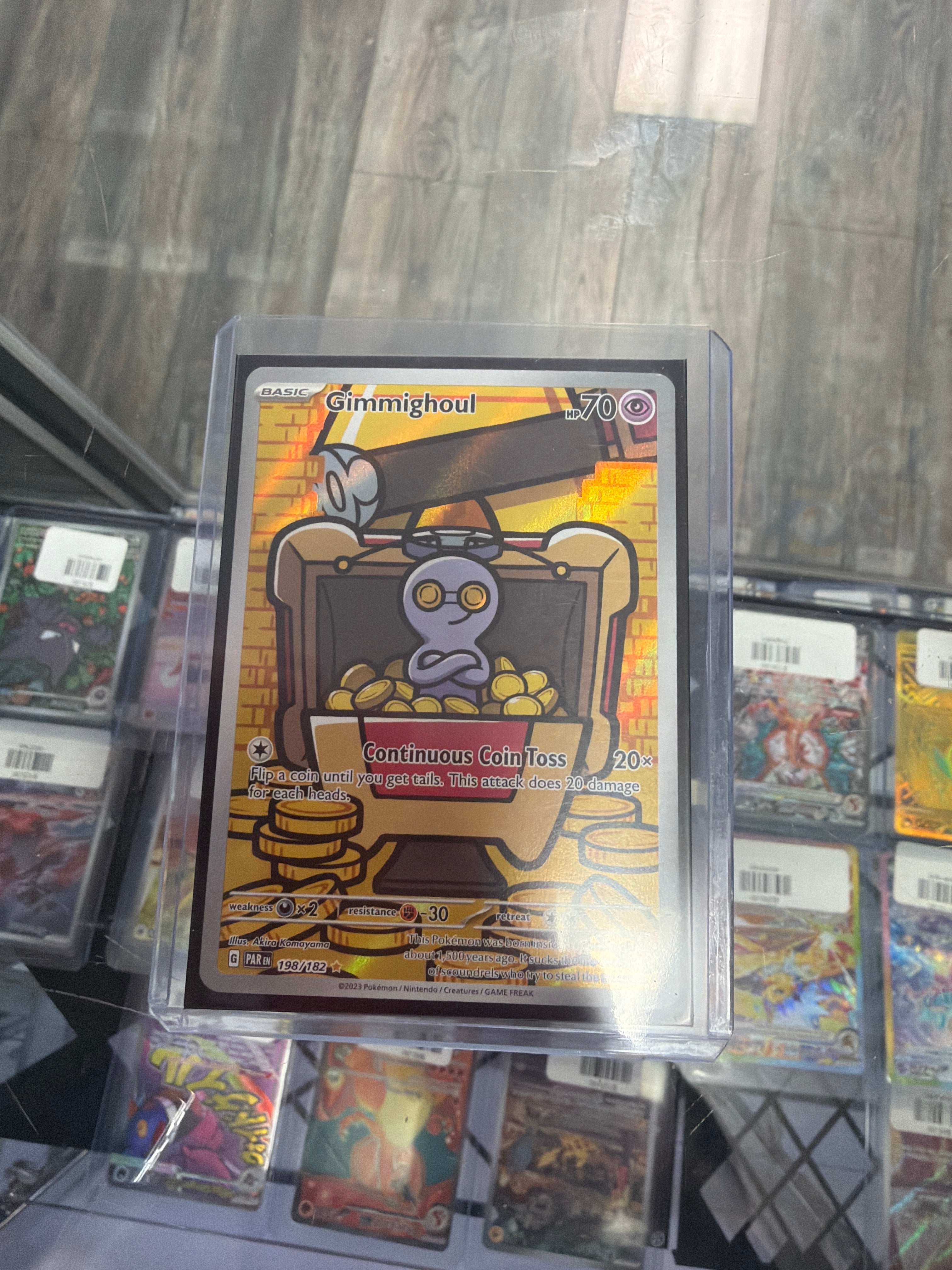 Pokemon | Gimmighoul - 198/182 - SV04: Paradox Rift (PAR
