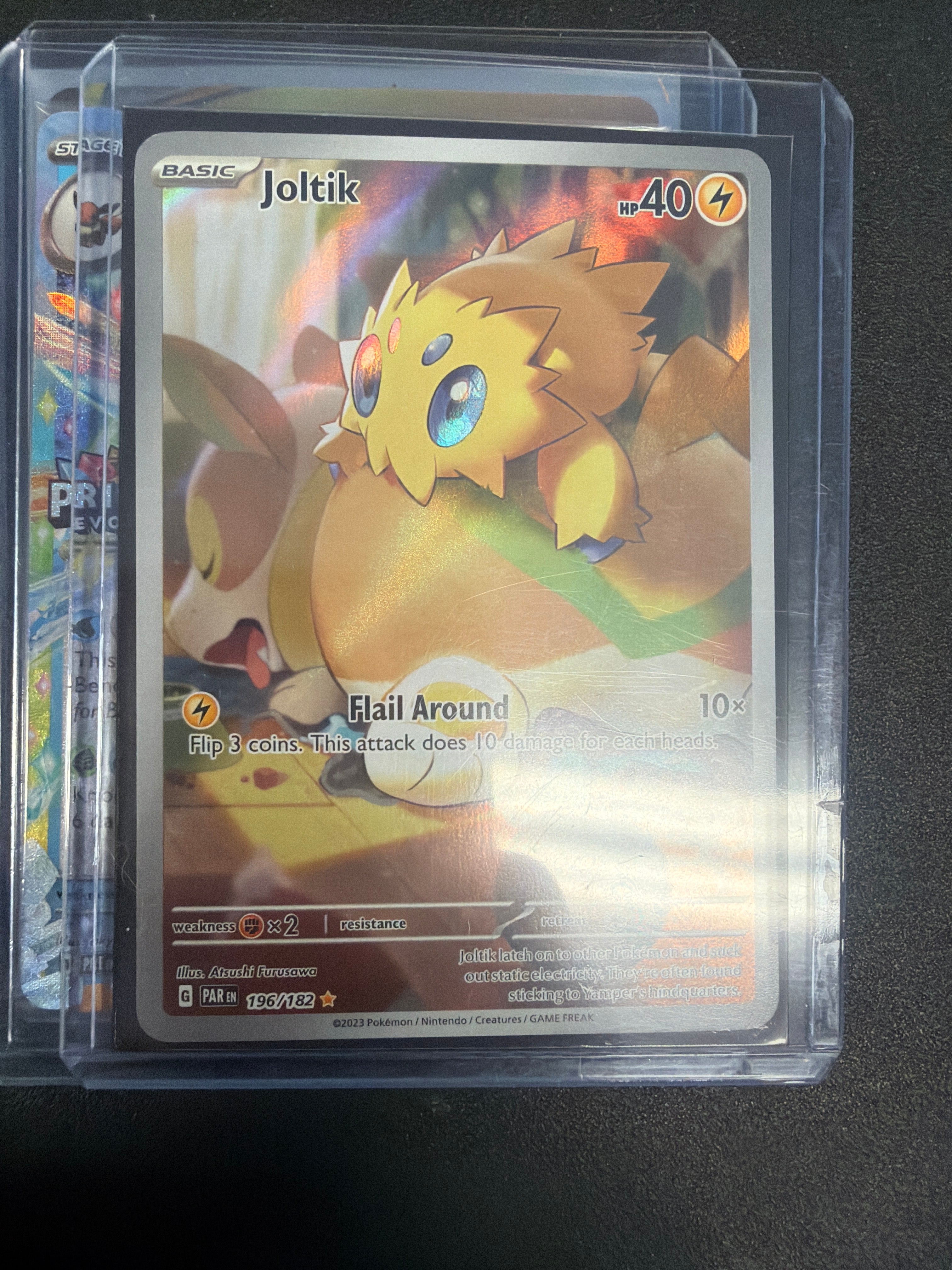 Pokemon | Paradox Rift Joltik Illustration Rare #196/182